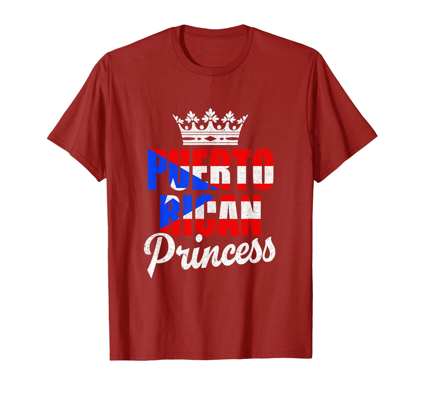 Funny Puerto Rico Graphic Women Girls Puerto Rican Princess T-Shirt