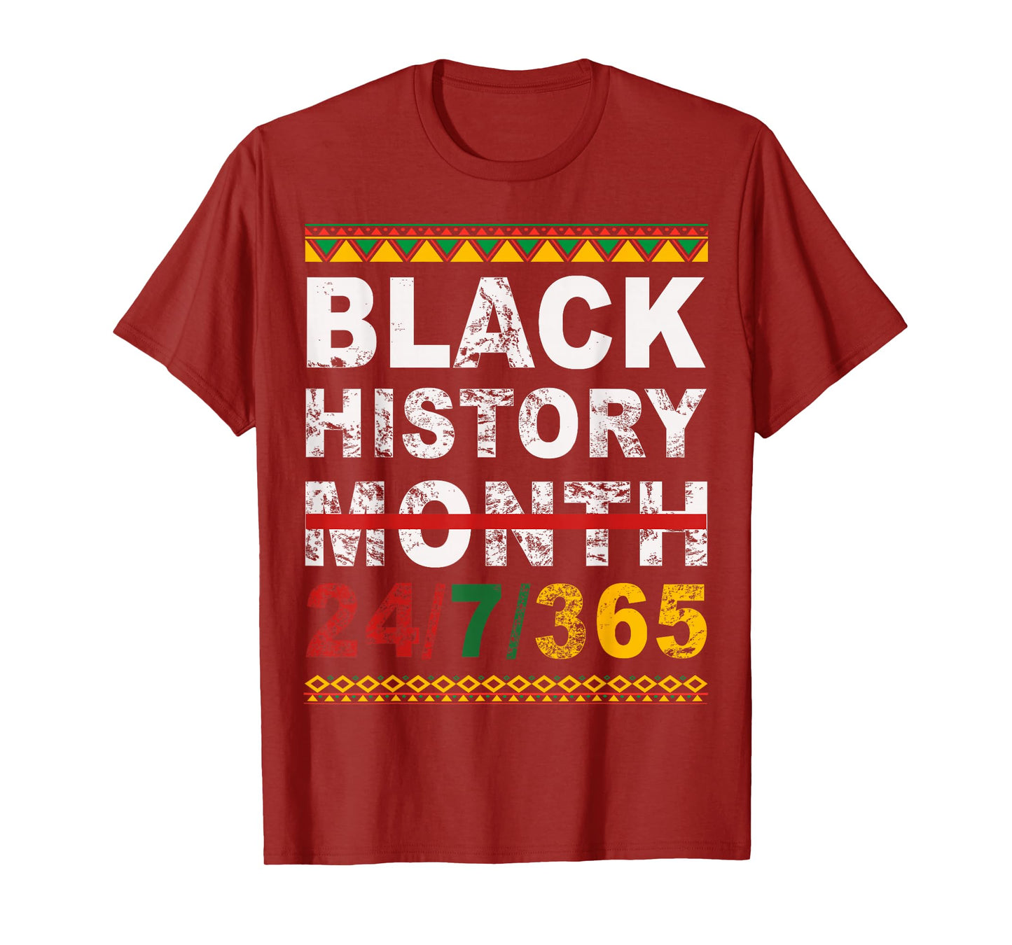 One Month Can't Hold Our History Black History Month T-Shirt