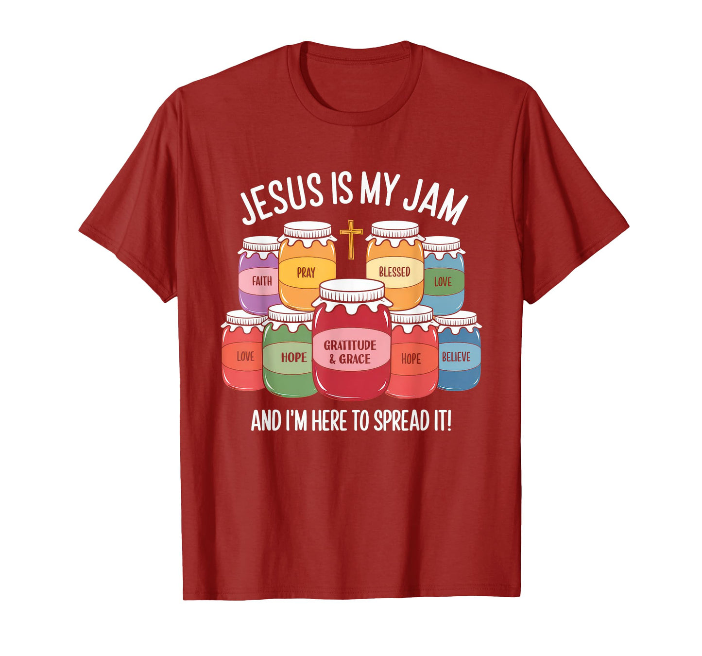 Jesus is My Jam Tshirt Men Women Christian Bible Verse T-Shirt