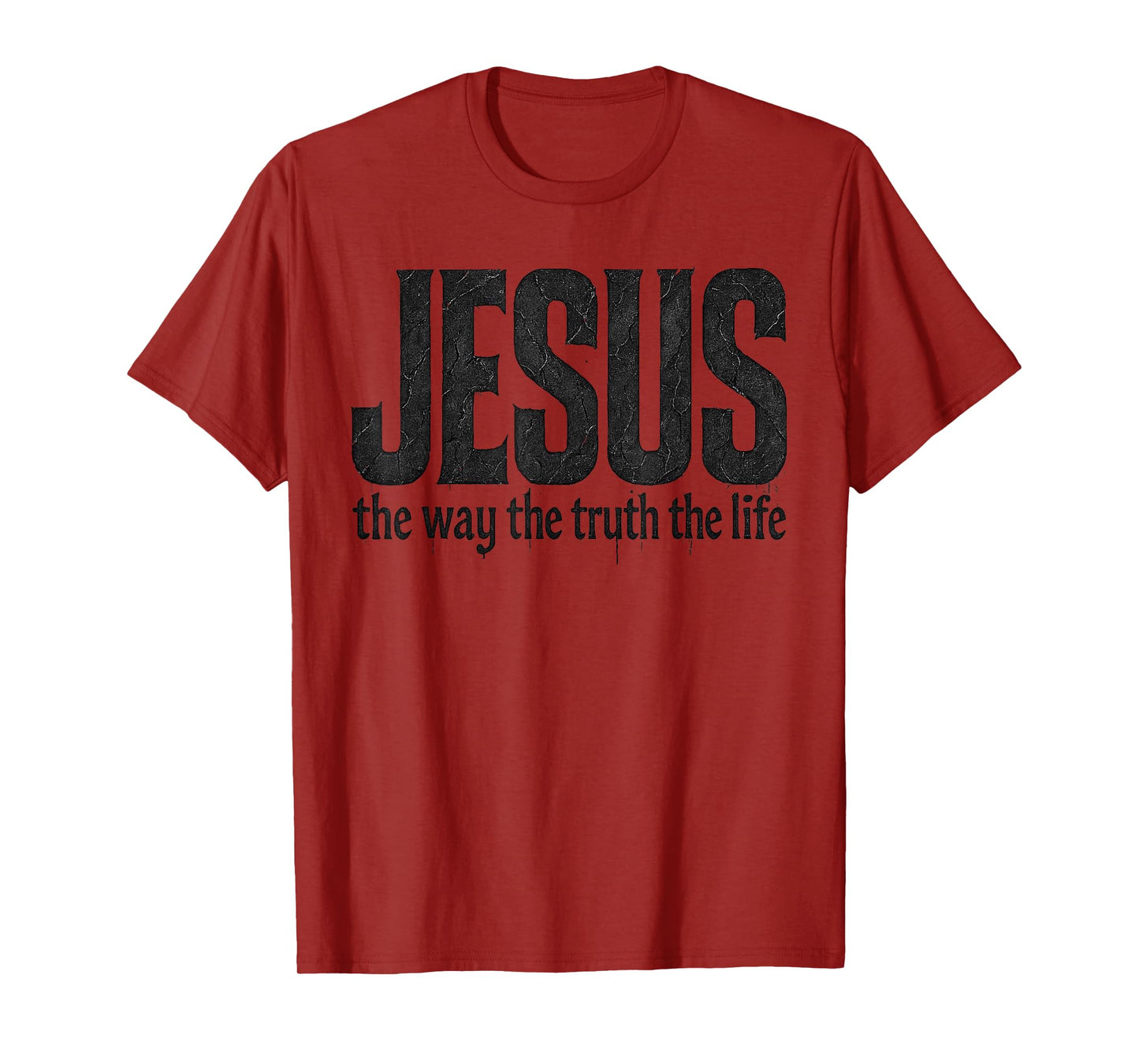 Jesus Way Truth Life Christian Faith Based Mens Womens T-Shirt