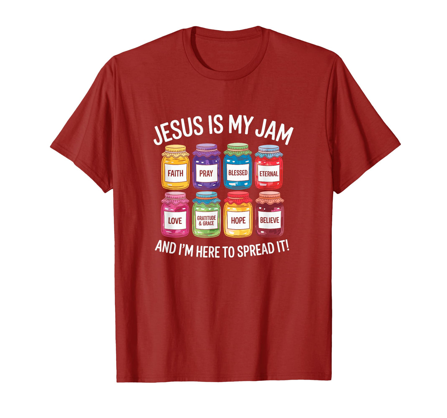 Jesus is My Jam and I'm Here to Spread It Christian T-Shirt
