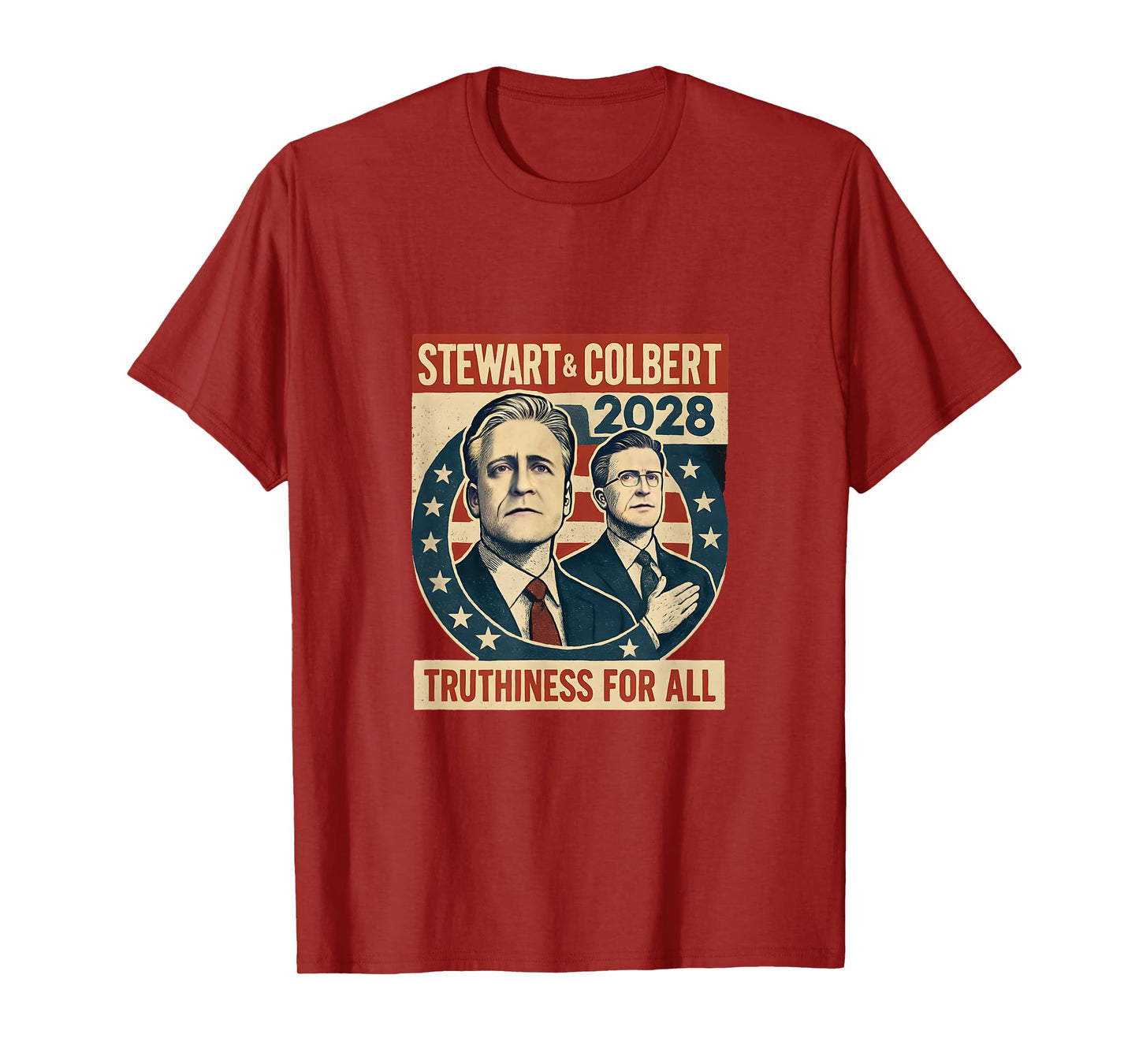 Stewart & Colbert 2028 Truthiness for All T-Shirt