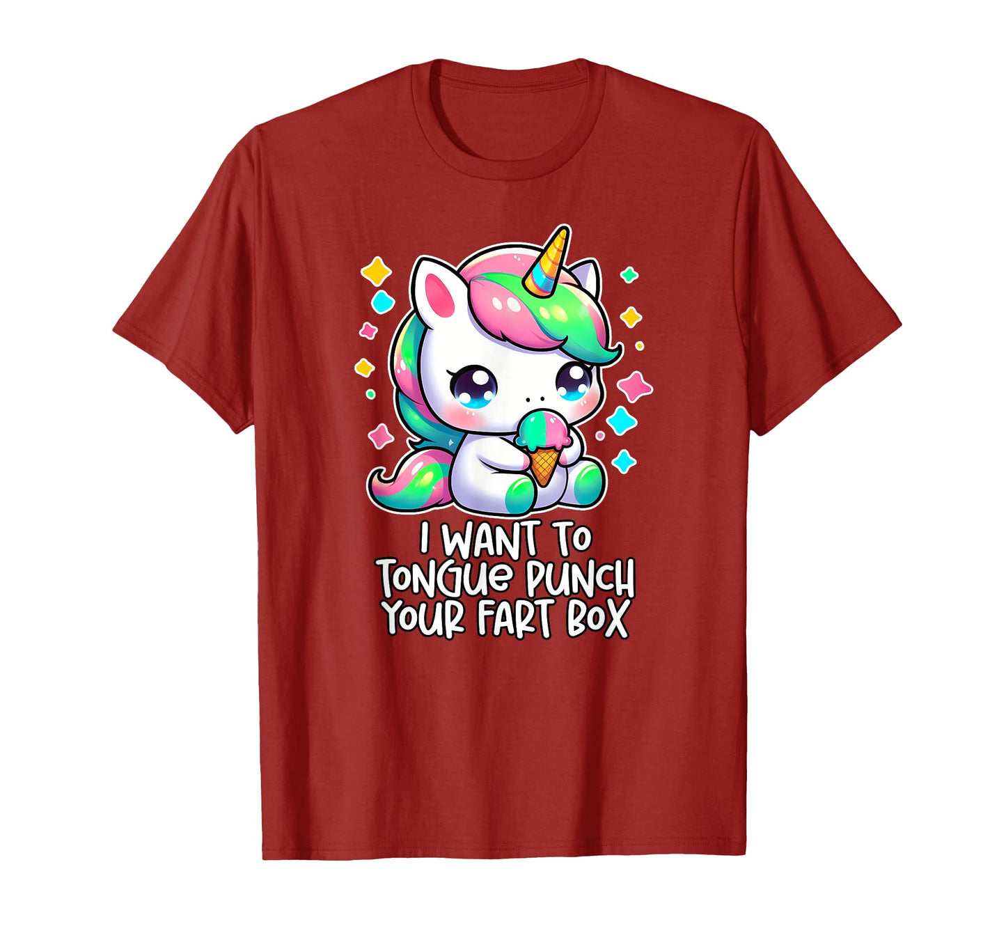 I WANT TO TONGUE PUNCH YOUR FART BOX Funny Inappropriate Gag T-Shirt