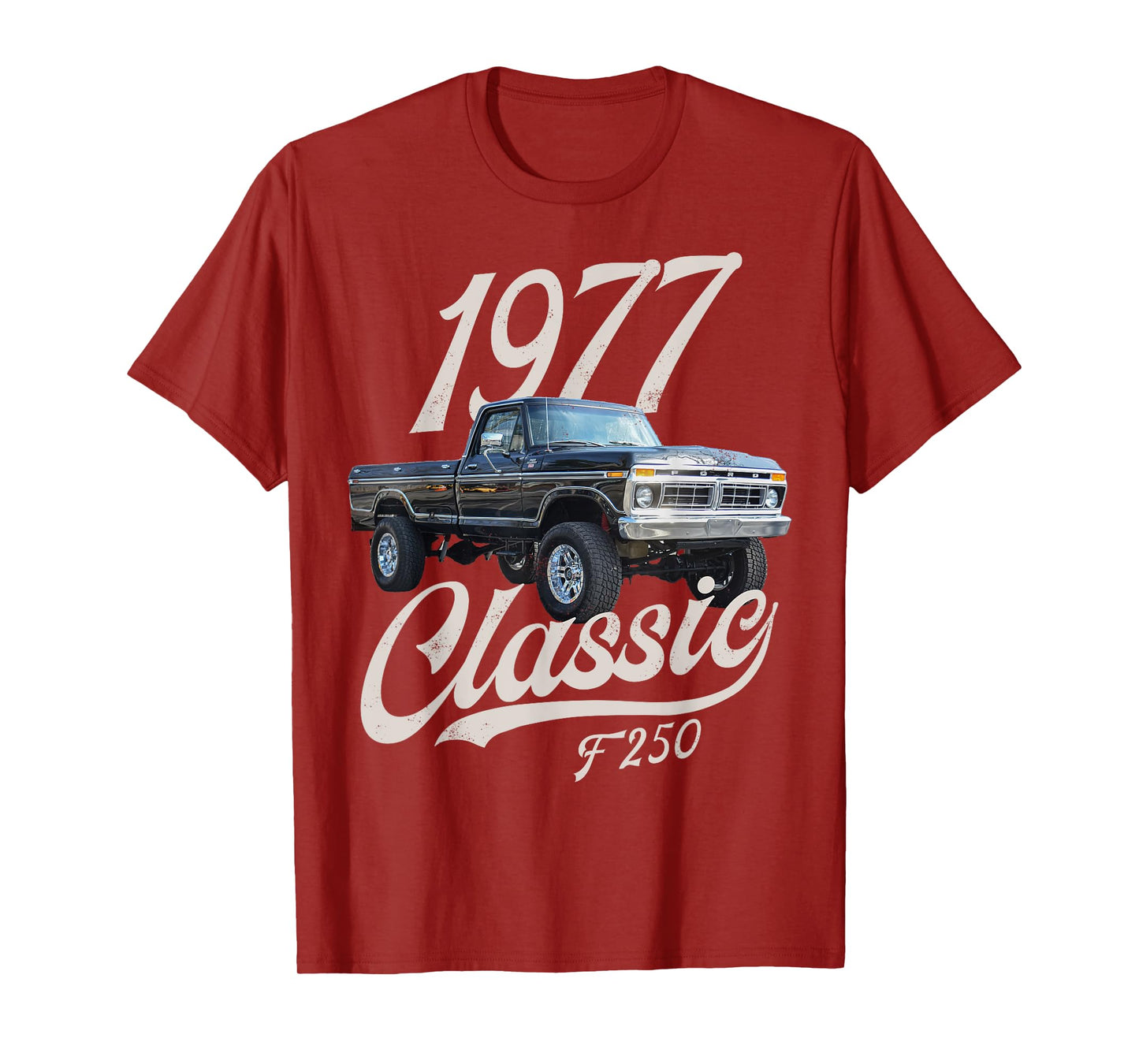 1977 classic f250 black T-Shirt, Small