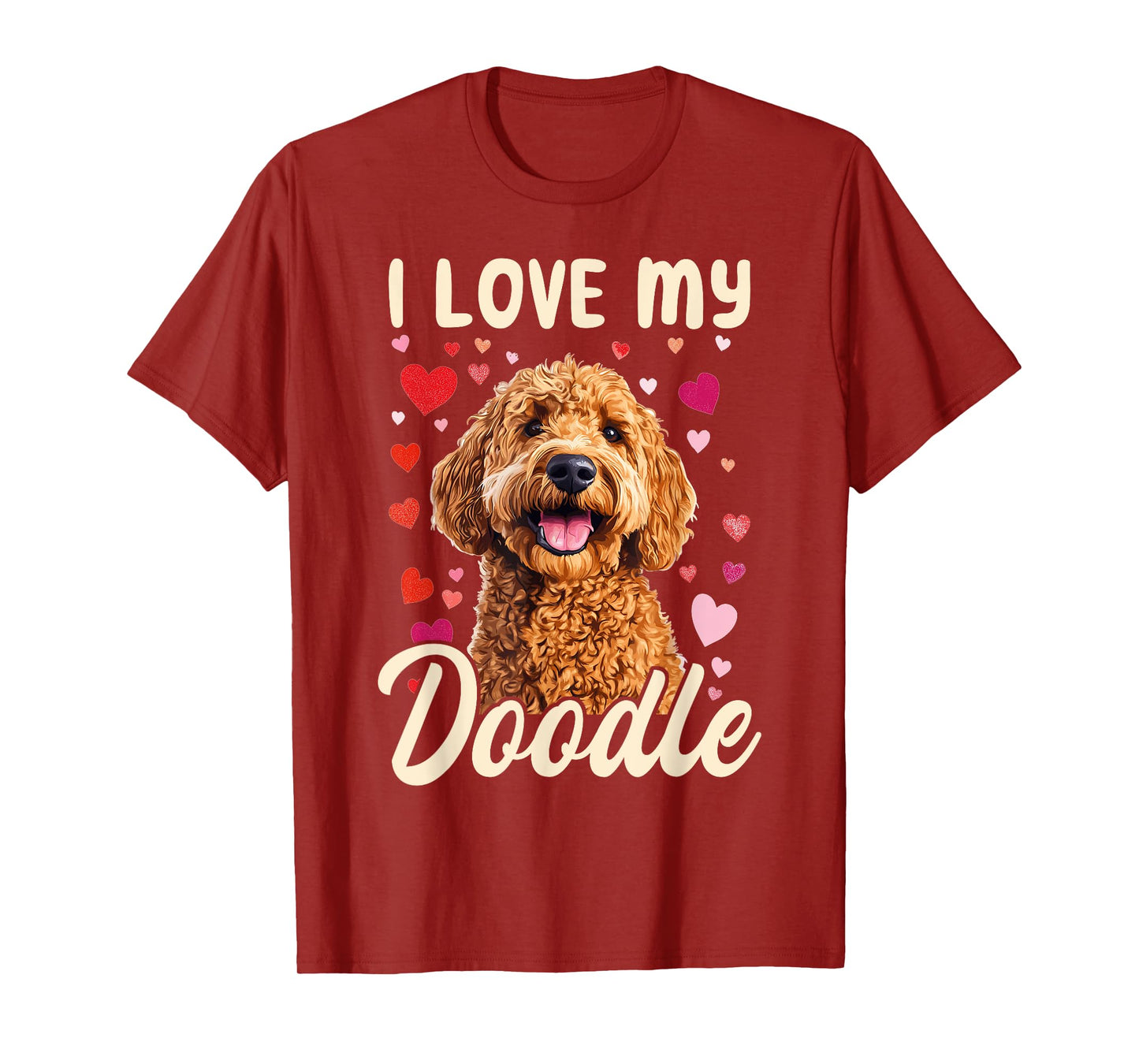 Goldendoodle Dog Breed I Love My Doodle T-Shirt