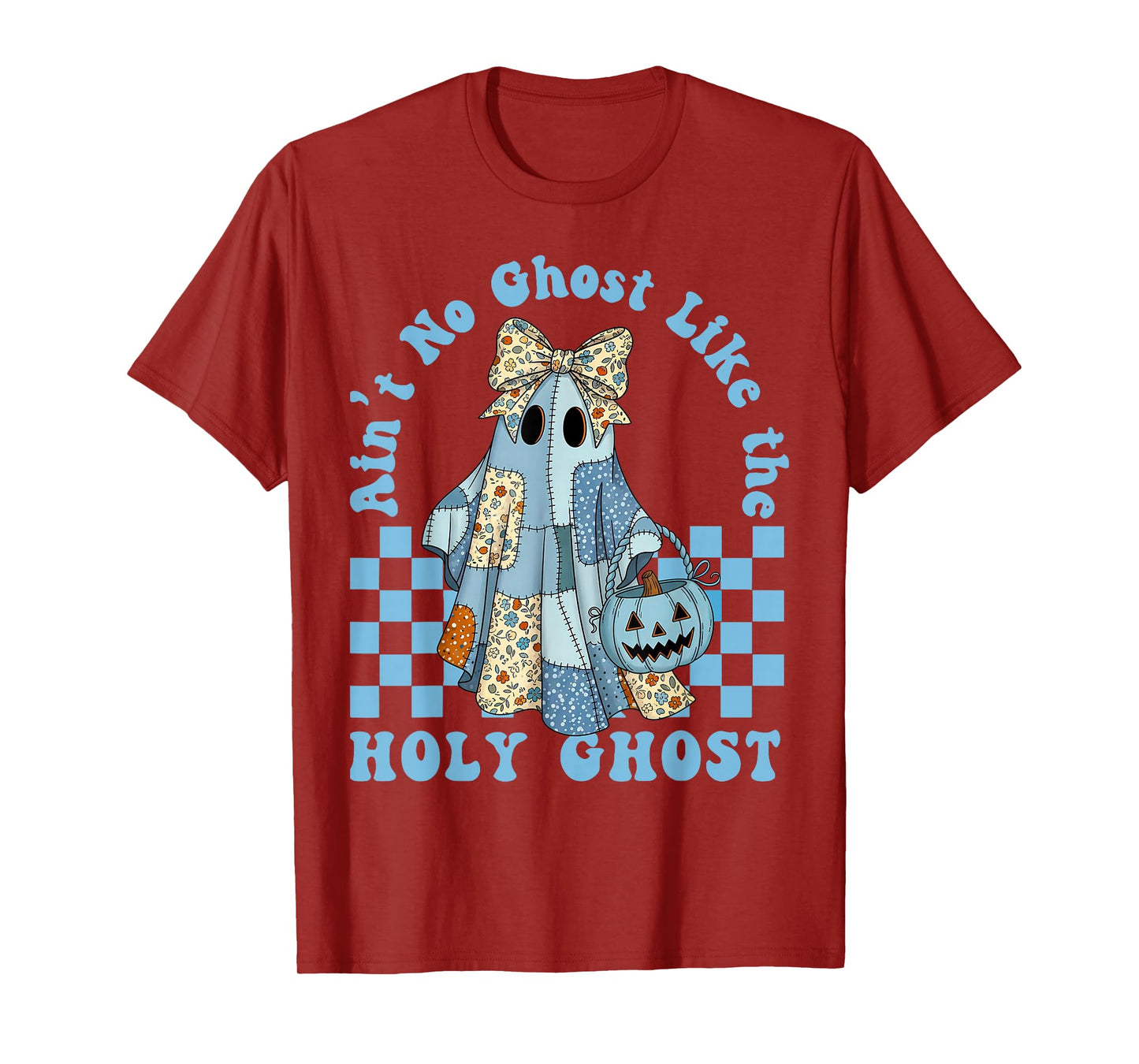 Groovy Aint No Ghost Like The Holy Ghost Christian Halloween T-Shirt