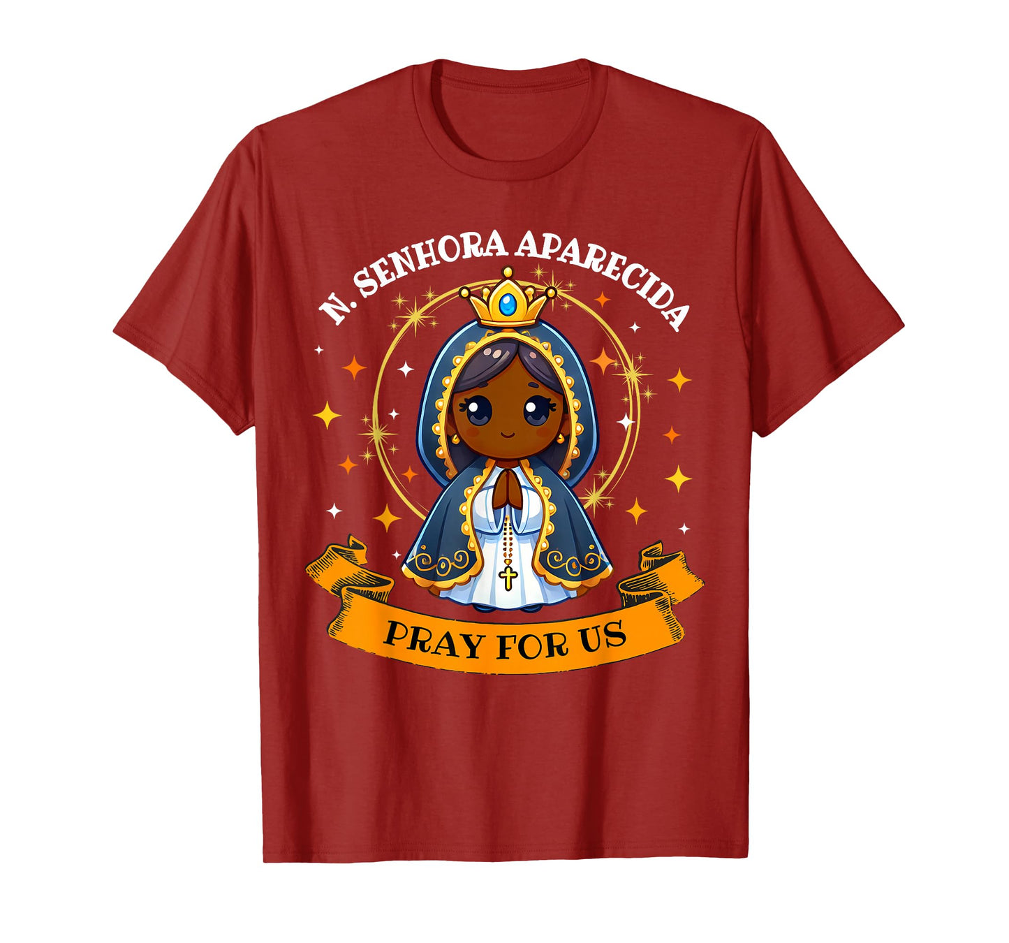 Nossa Senhora Aparecida Brasil Catholic Christians for Kids T-Shirt