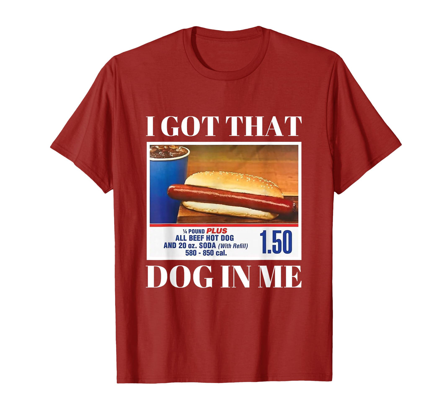 I Have This Dog In Me Funny Hot Dog for Men and Women Funny Memes T-Shirt