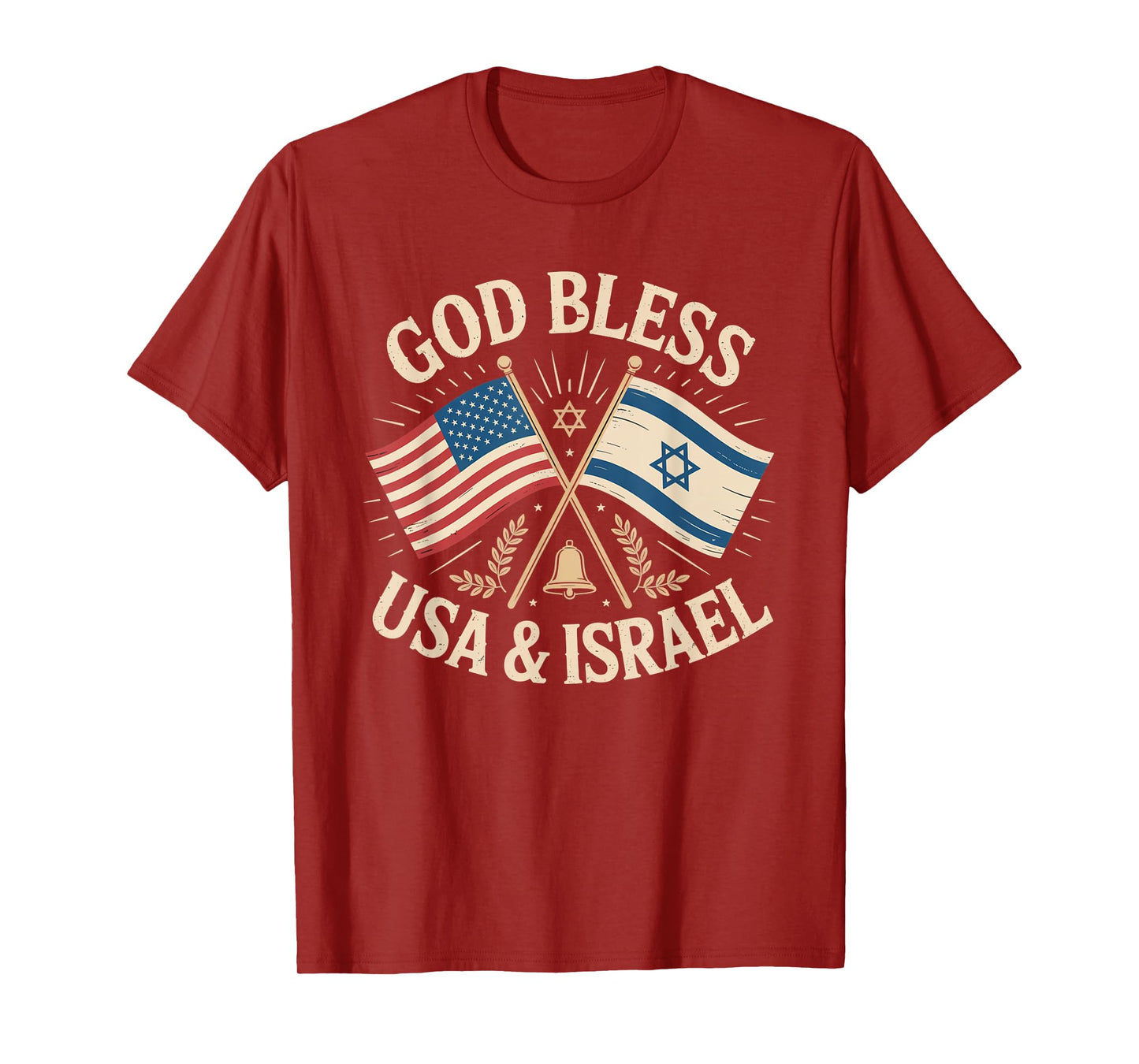God Bless USA & Israel T-Shirt