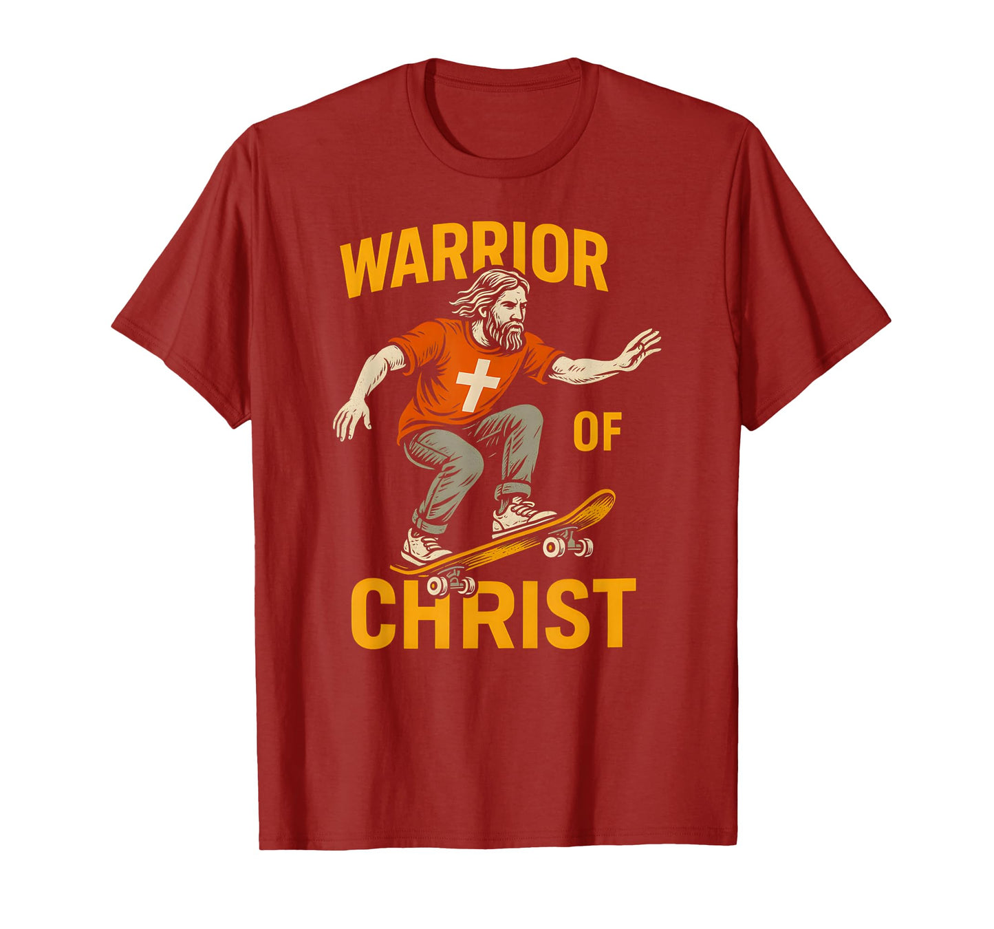 Christian Fitness Warrior of Christ Cool Mens Faith Apparel T-Shirt