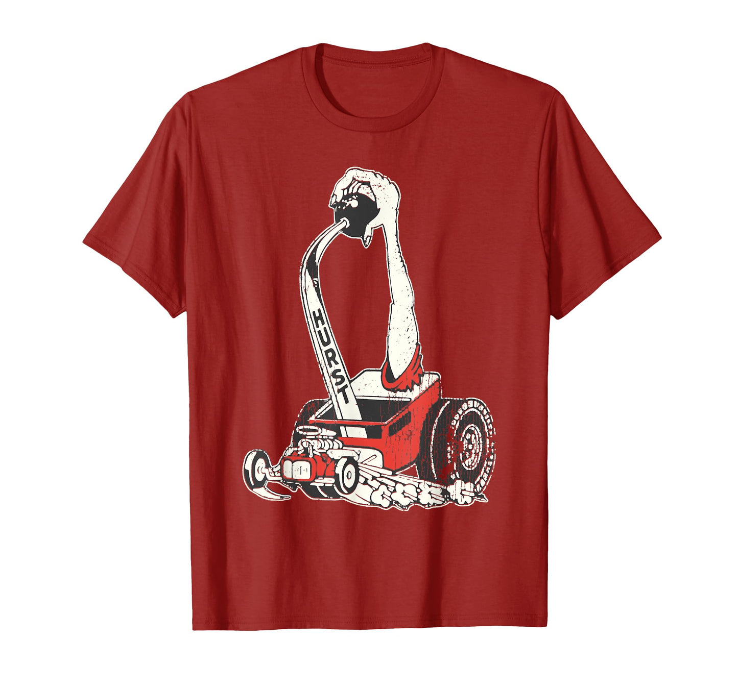 Vintage Hand Engine Funny Hurst Quote Basic Classic Speed T-Shirt