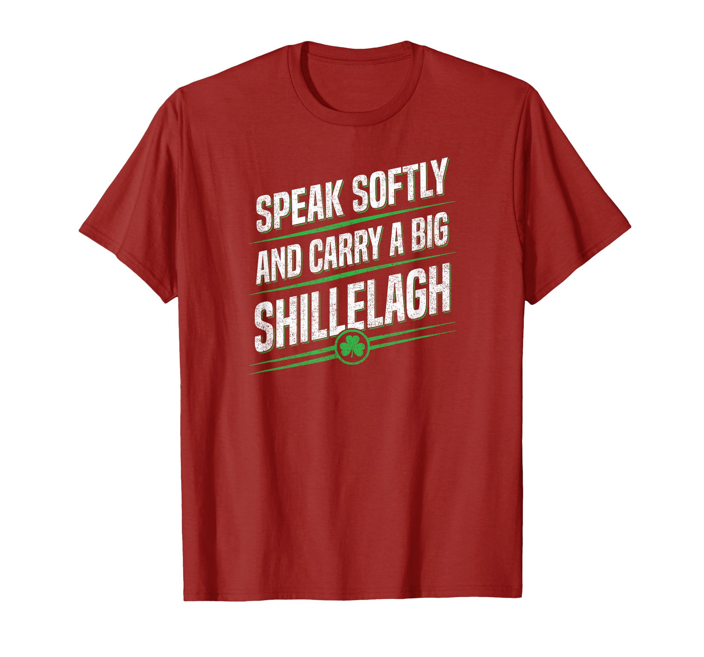 Funny Irish Shillelagh tee St. Patricks Shamrock Big Stick T-Shirt