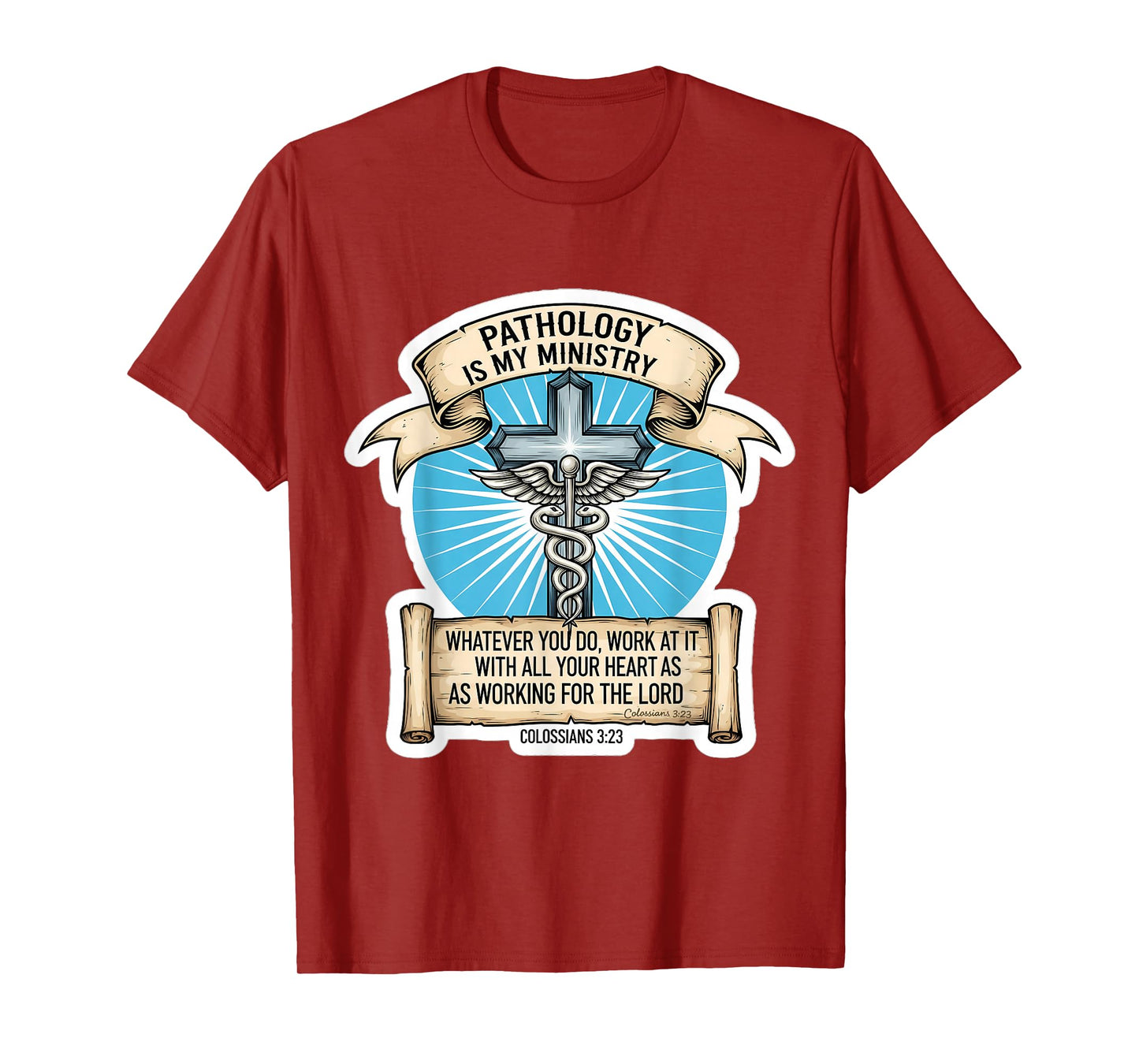 Christian Pathologist Pathology is My Ministry Doctor Jesus T-Shirt