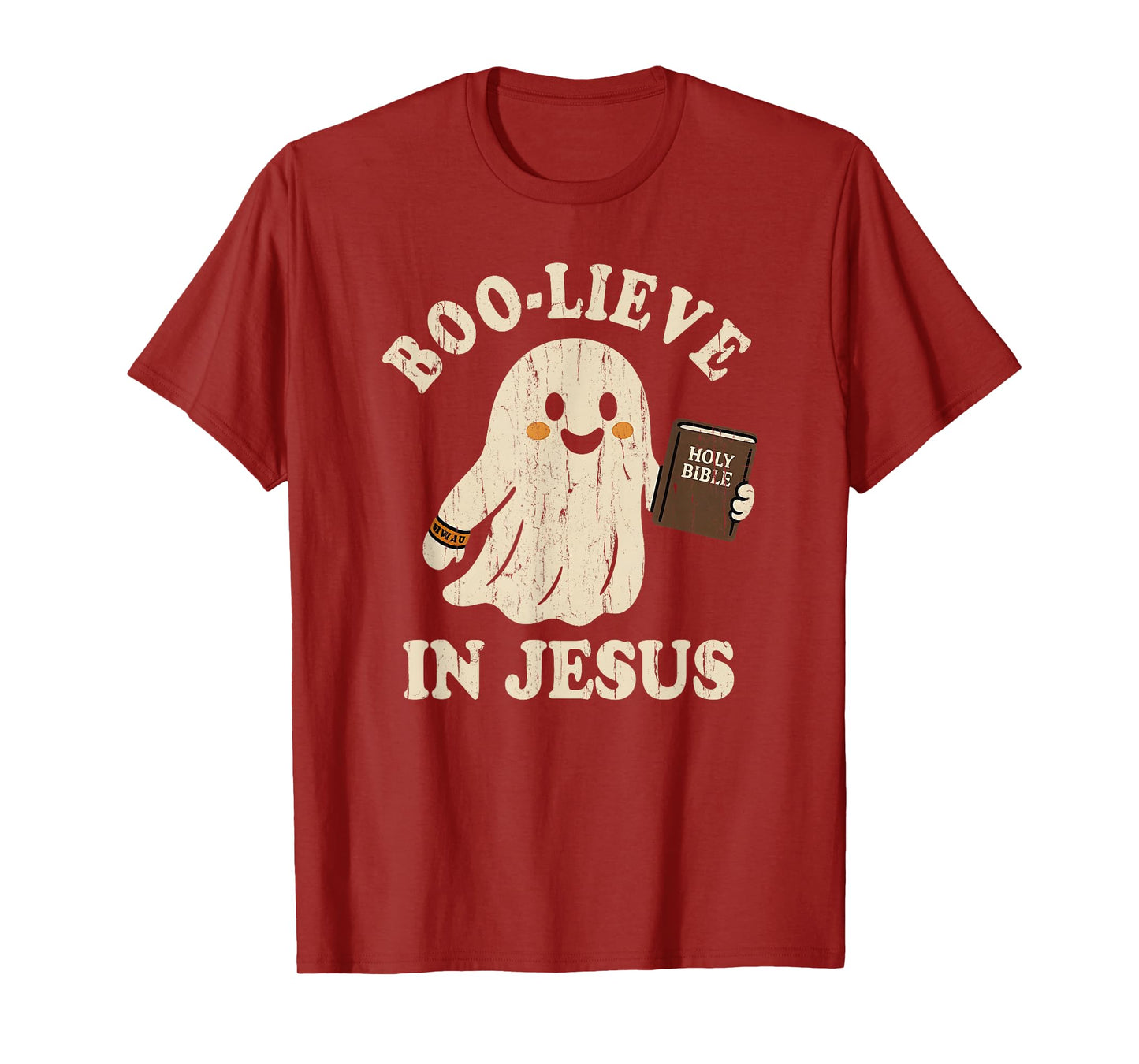 Boo-Lieve in Jesus, Christian Halloween T-Shirt