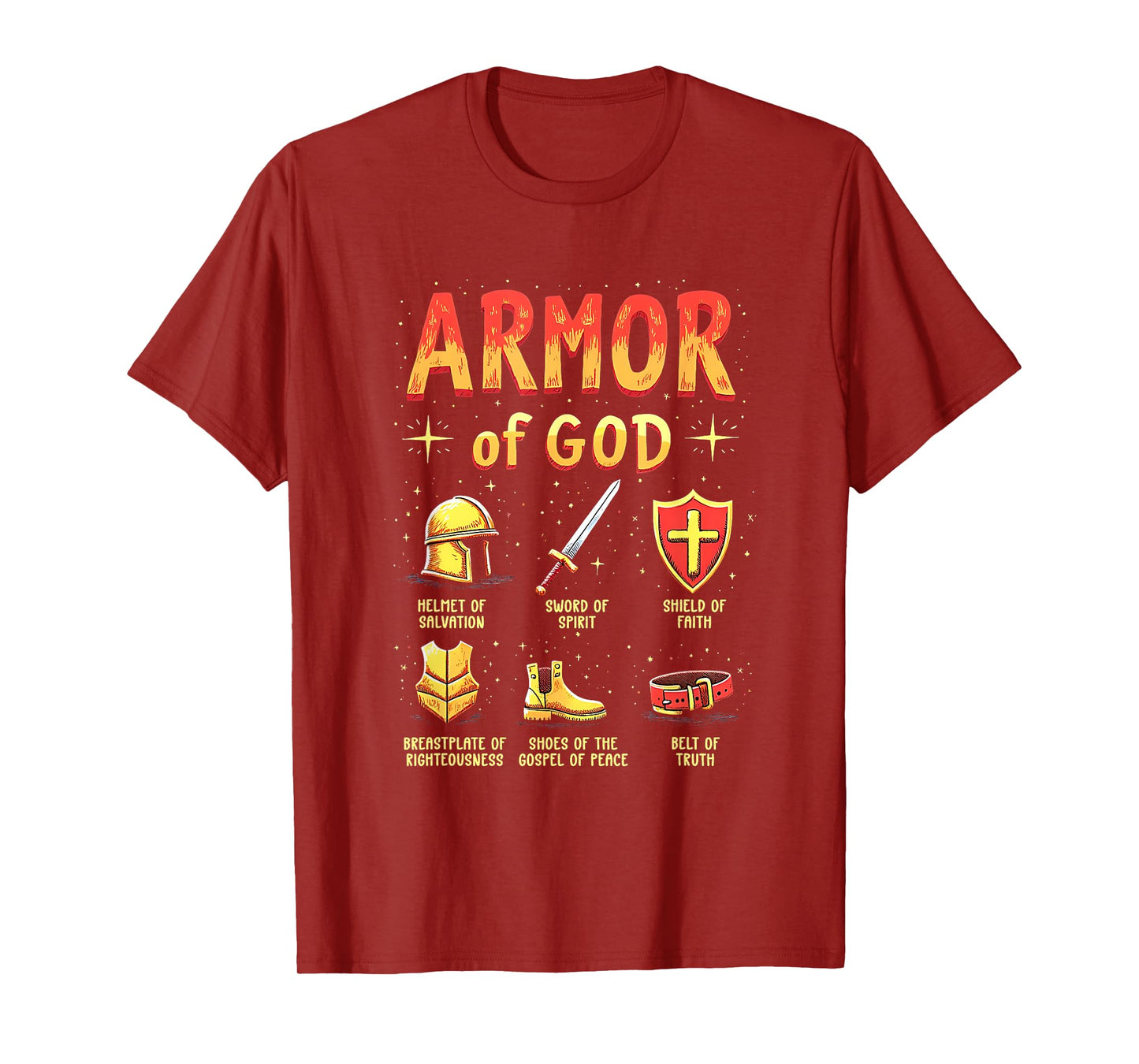 Cute Baby Boy Toddler Jesus Armor Of God Christian T-Shirt