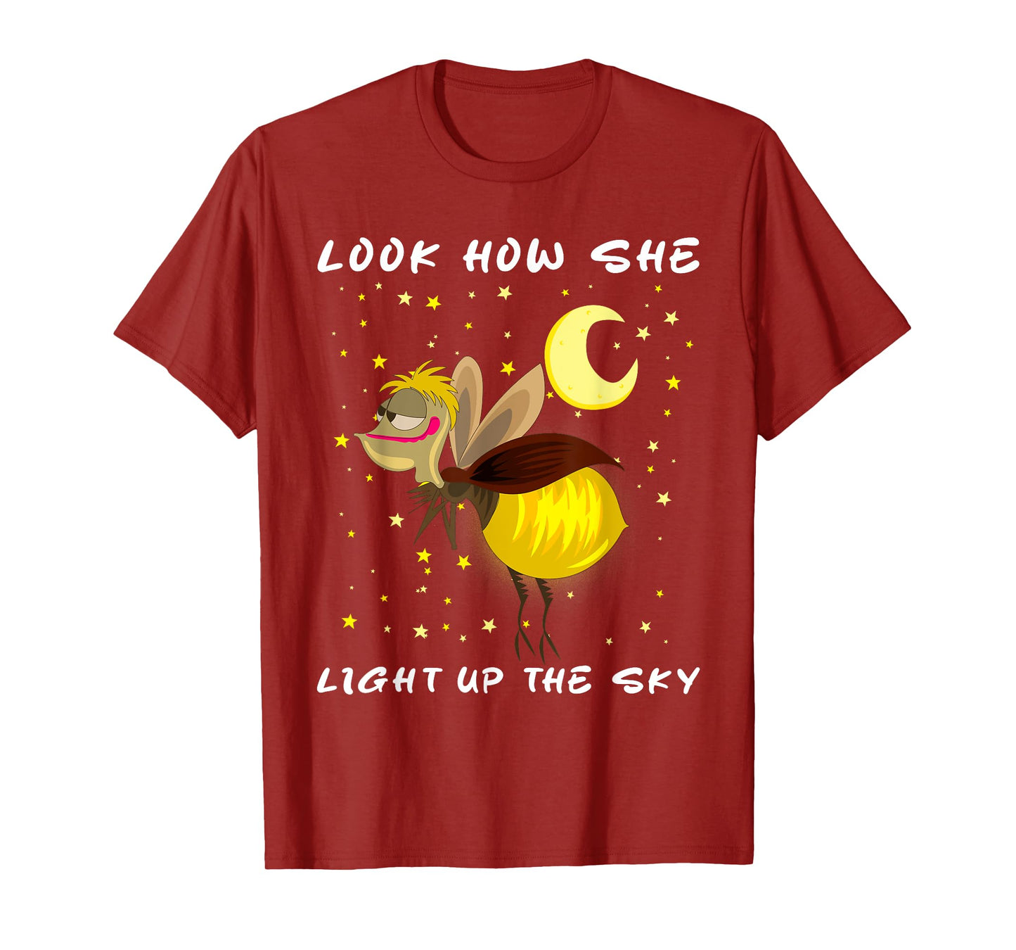 Look How She Lights Up The Sky Meme Firefly magic T-Shirt