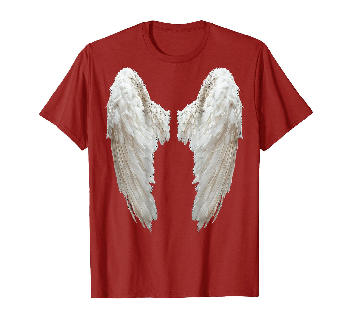 Angel Wings On Back Of T-Shirt
