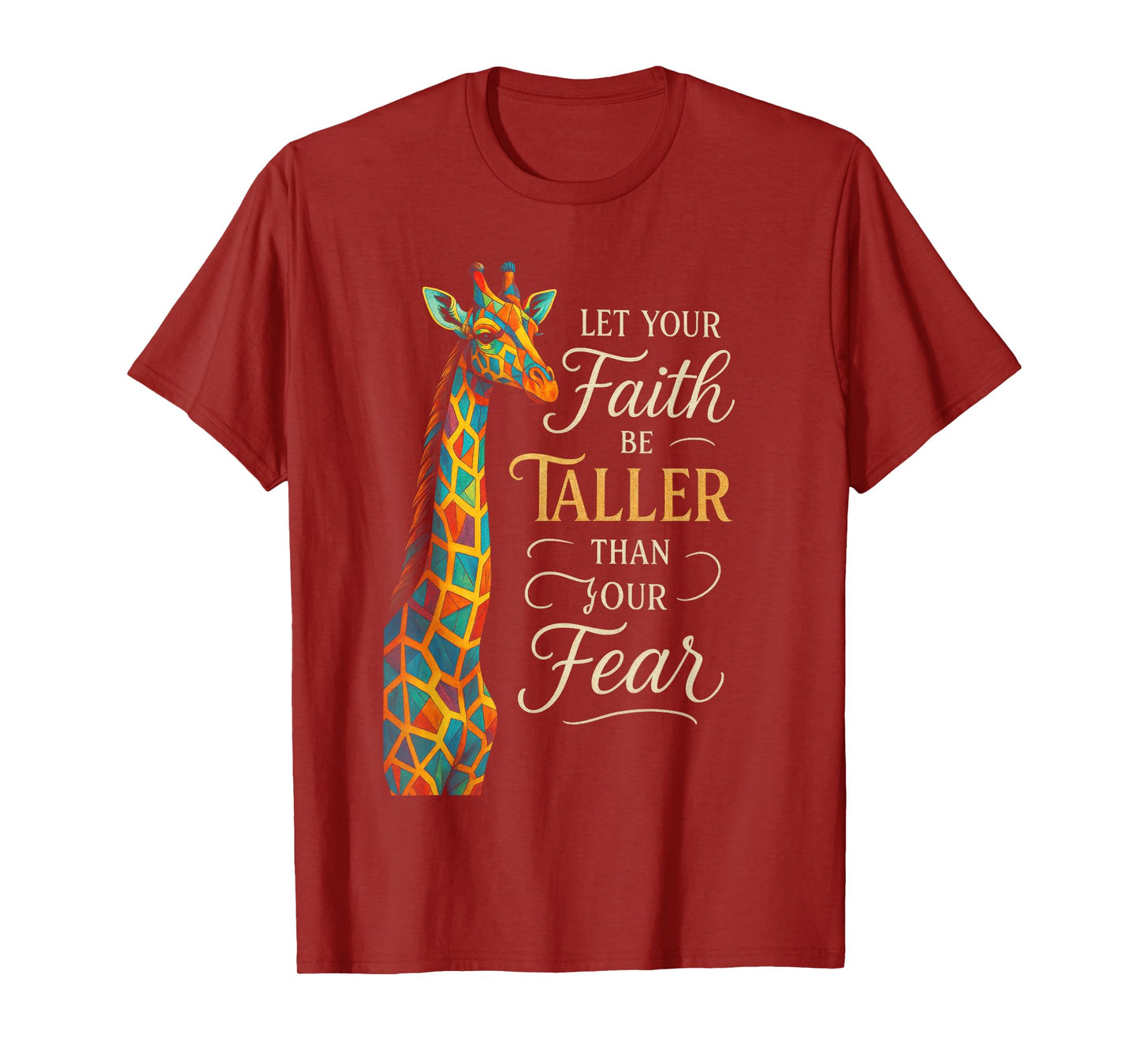 Let Your Faith Be Taller - Faith Zoo Charm T-Shirt