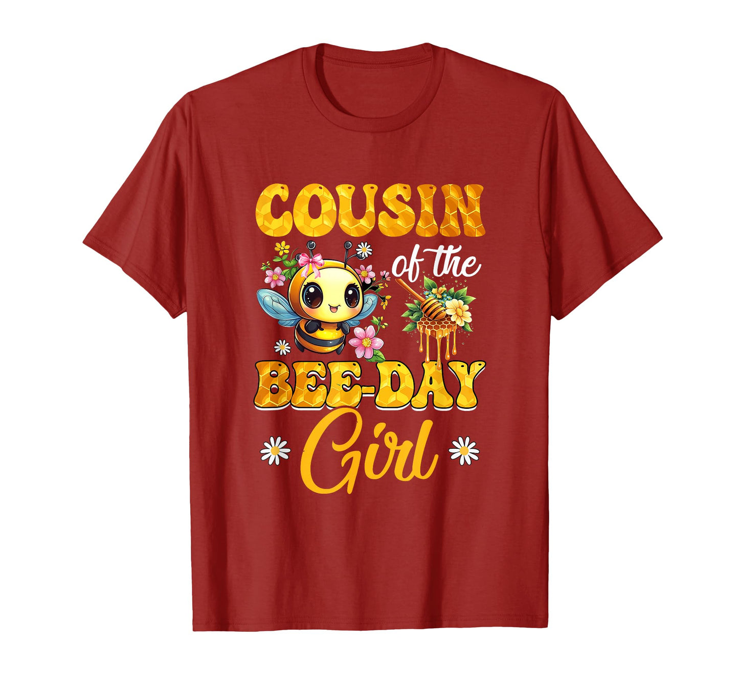 Cousin Of The Birthday Girl Bee Family Birthday Party T-Shirt