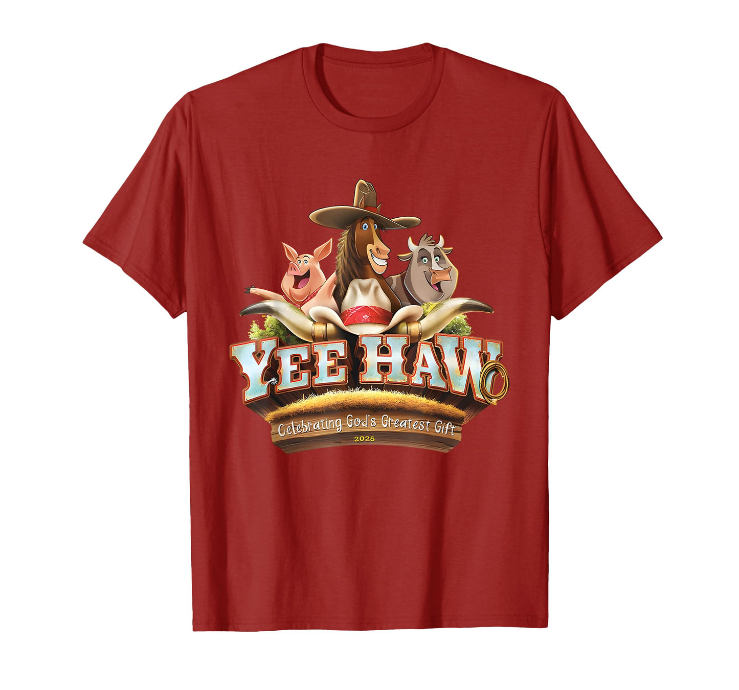 Yee Haw VBS 2025 Animal Farm Vacation Bible School T-Shirt