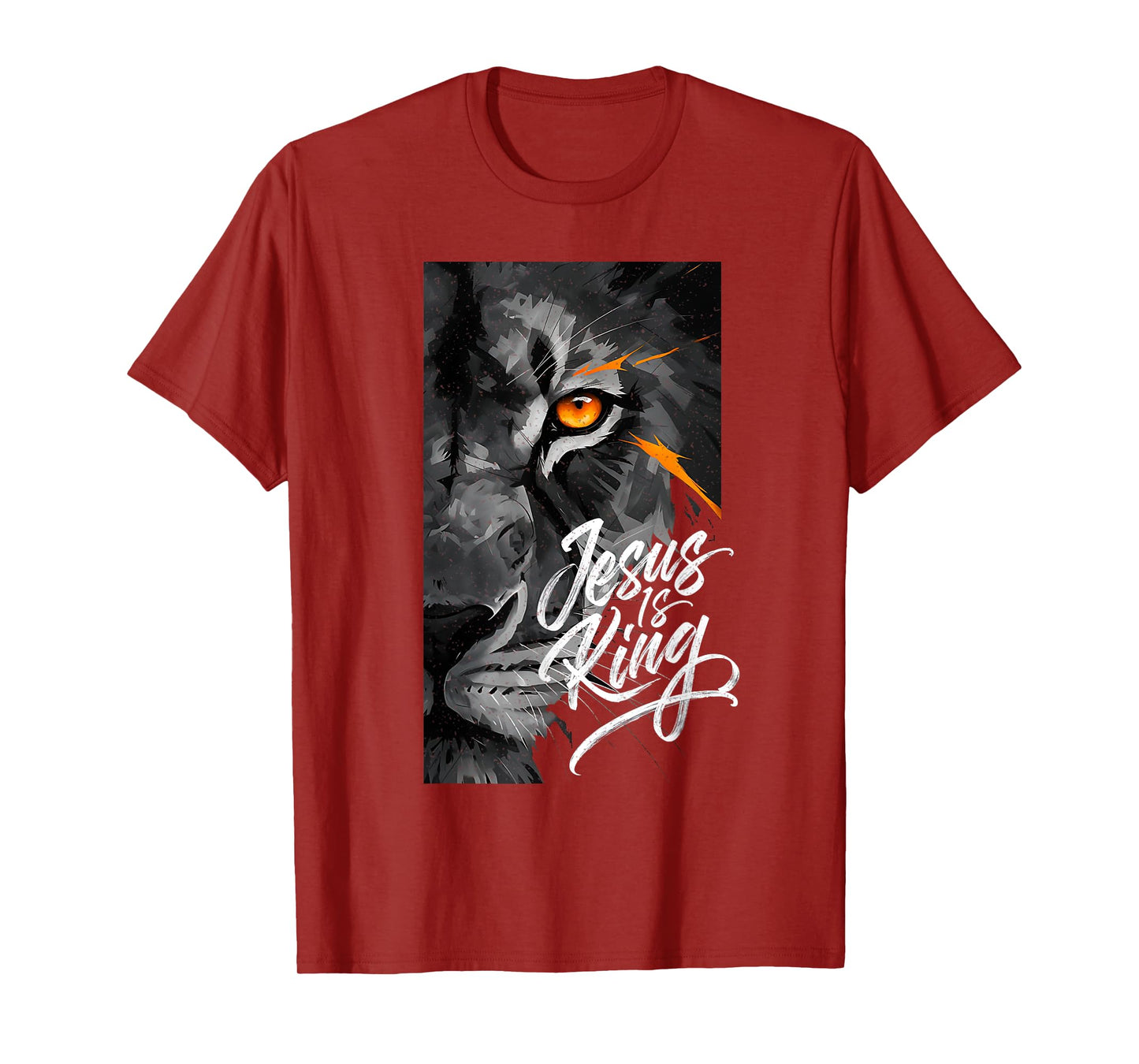 Jesus Is King Lion of Judah T-Shirt