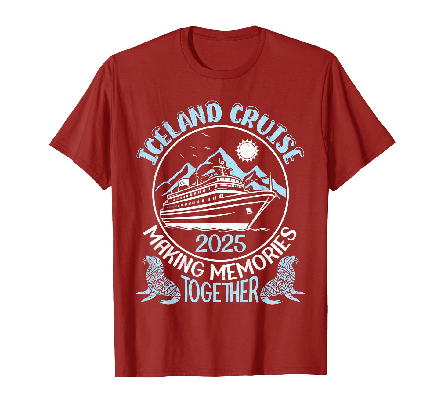 Iceland Cruise 2025 Making Memories Together Beach Mountain T-Shirt