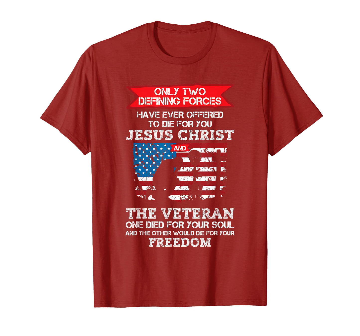 Honor Our Vets, Christian Veterans T-Shirt