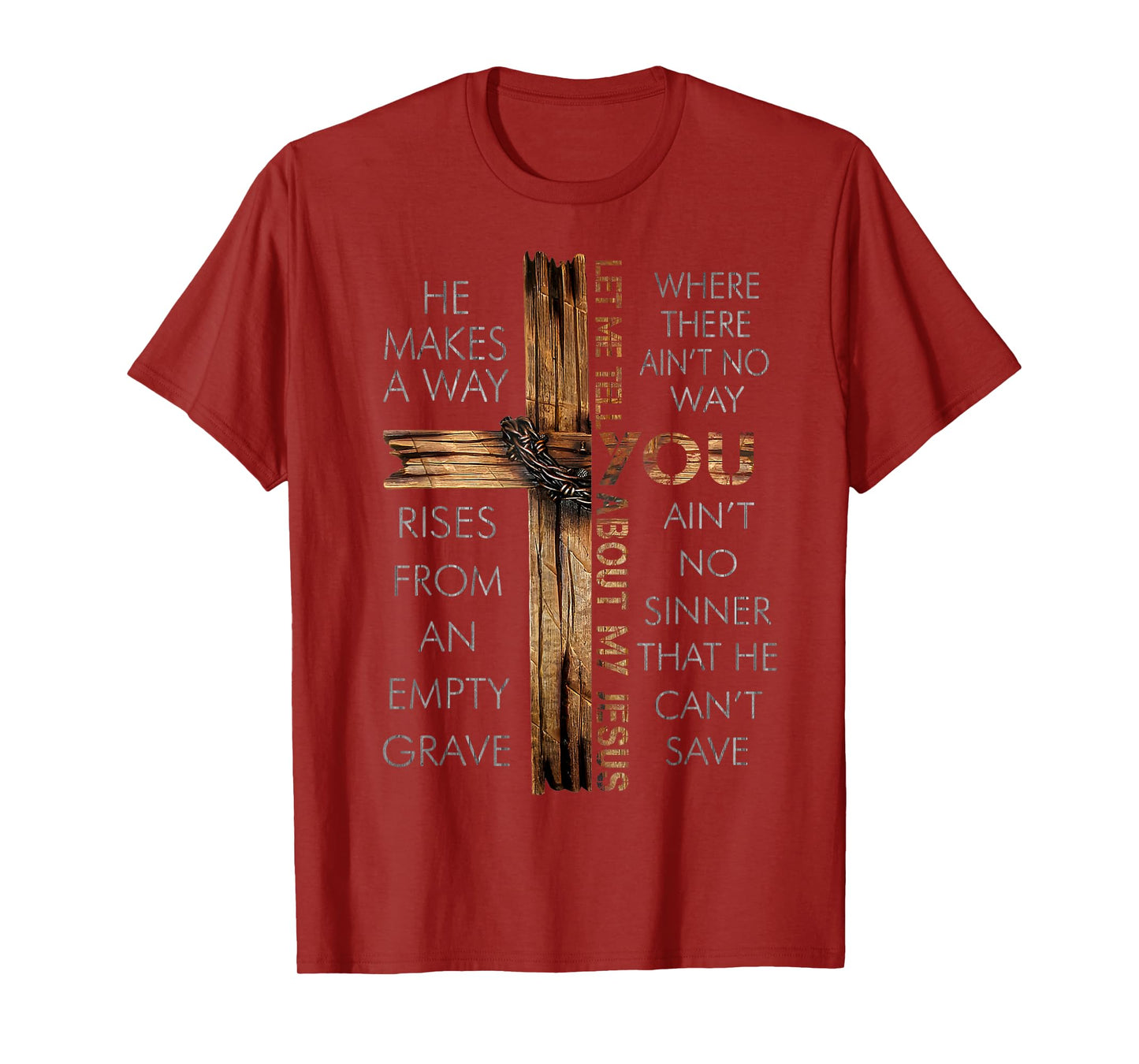 Let Me Tell You About My Jesus Cross Christians God Faith T-Shirt