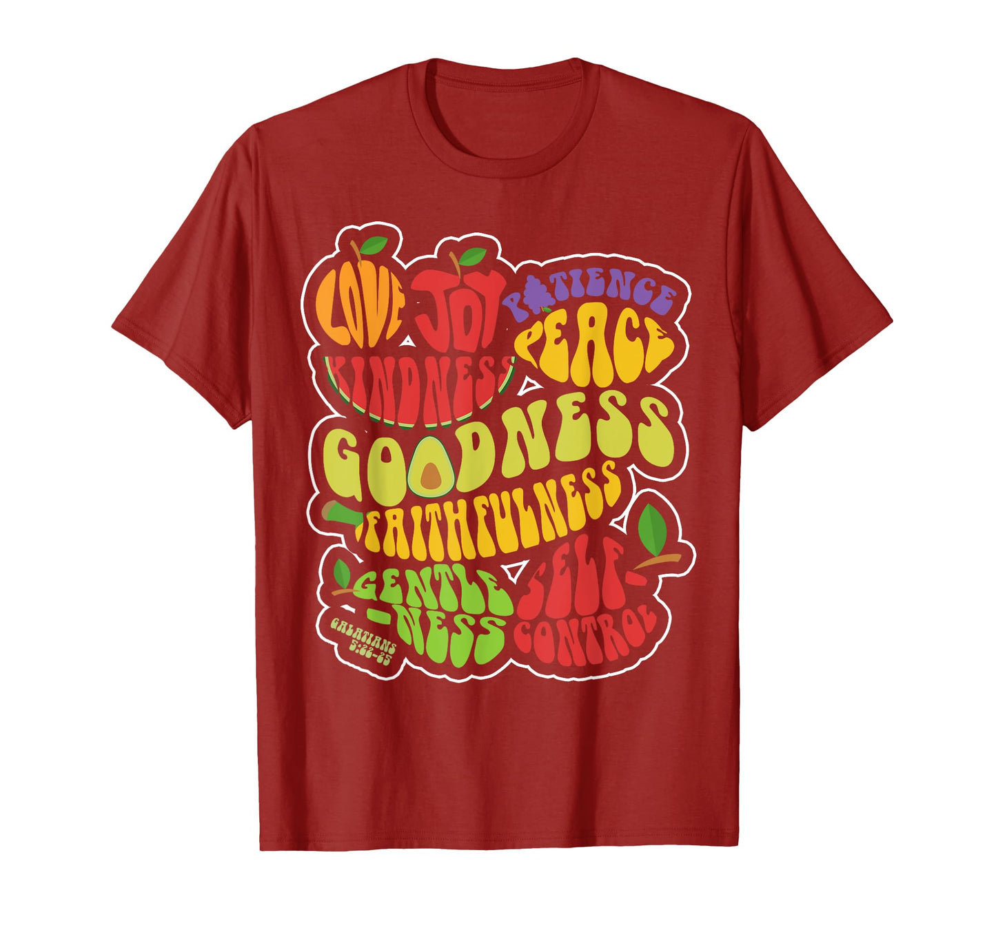 Awesome Galatians Fruit Of The Spirit Religious Verses T-Shirt