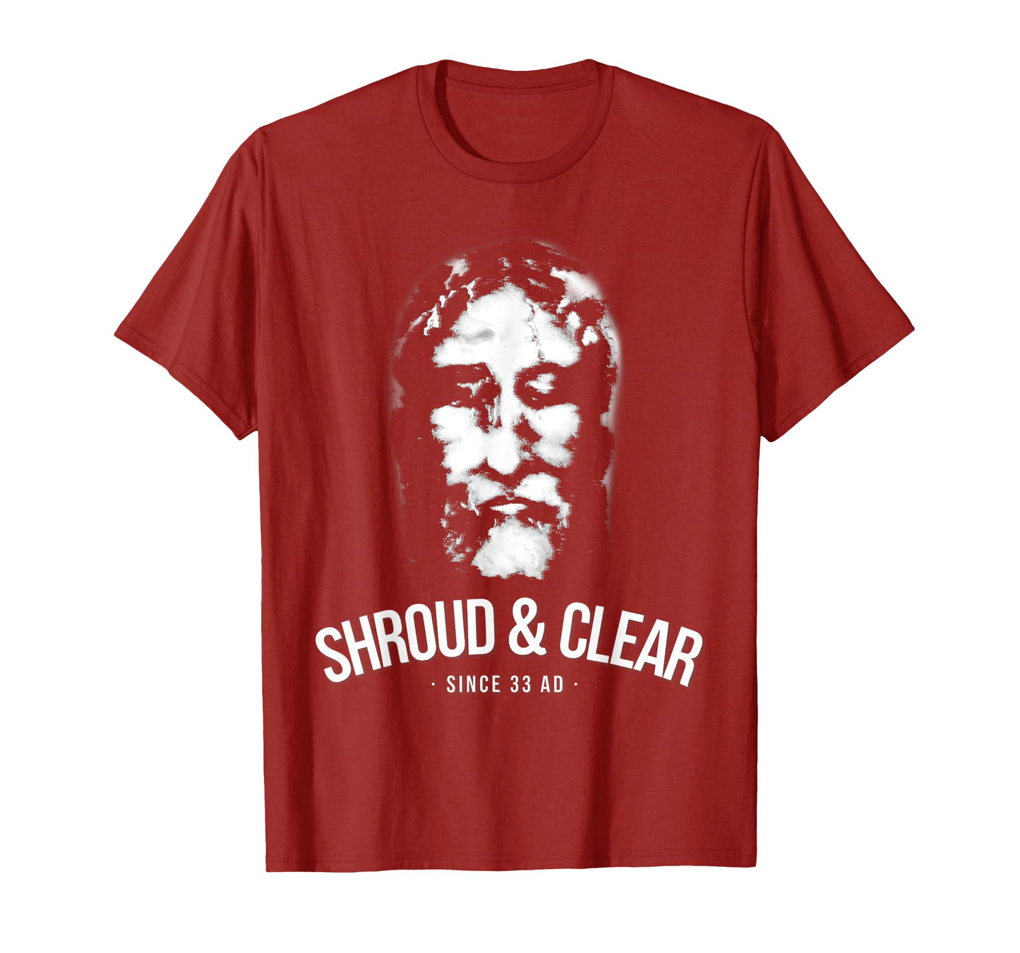 Shroud Of Turin Face of Jesus Christ Catholic T-Shirt