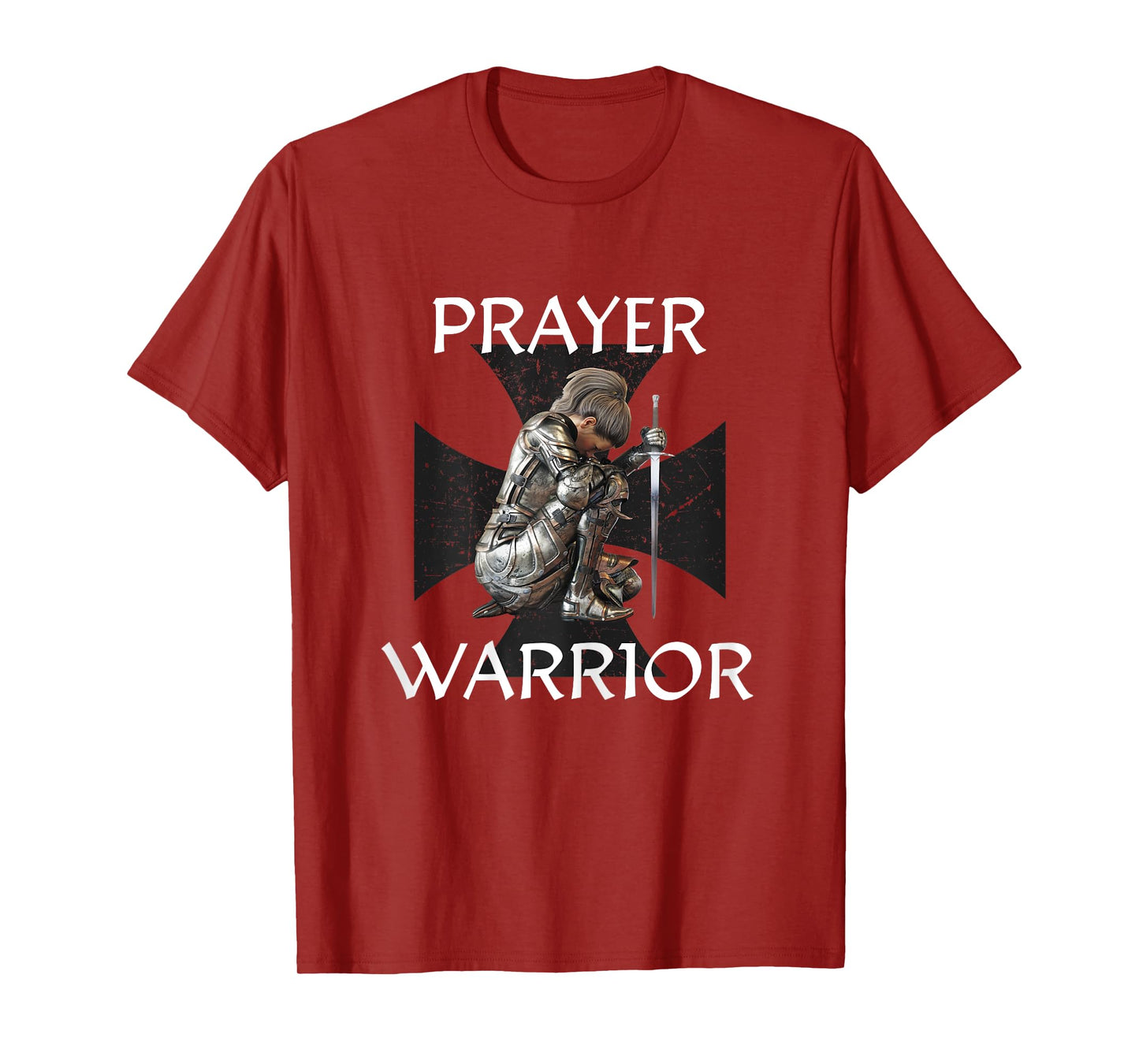 Christian Bible Verse Religious Gifts Women Prayer Warrior T-Shirt