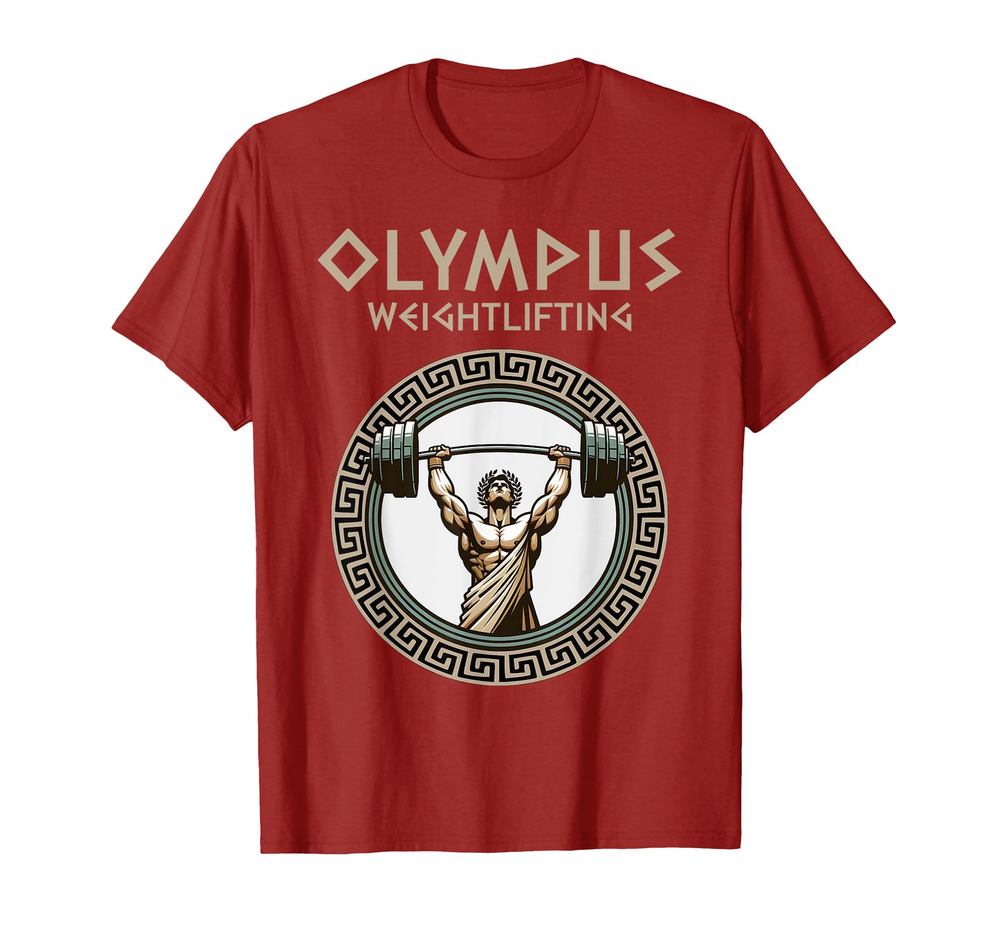 Gym Olympus Weight Lifting Strength of the Gods T-Shirt