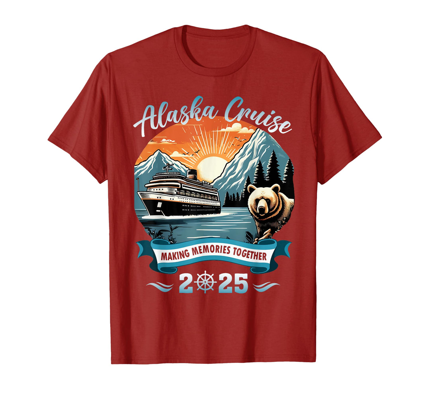Matching Family Friends And Group Alaskan Alaska Cruise 2025 T-Shirt