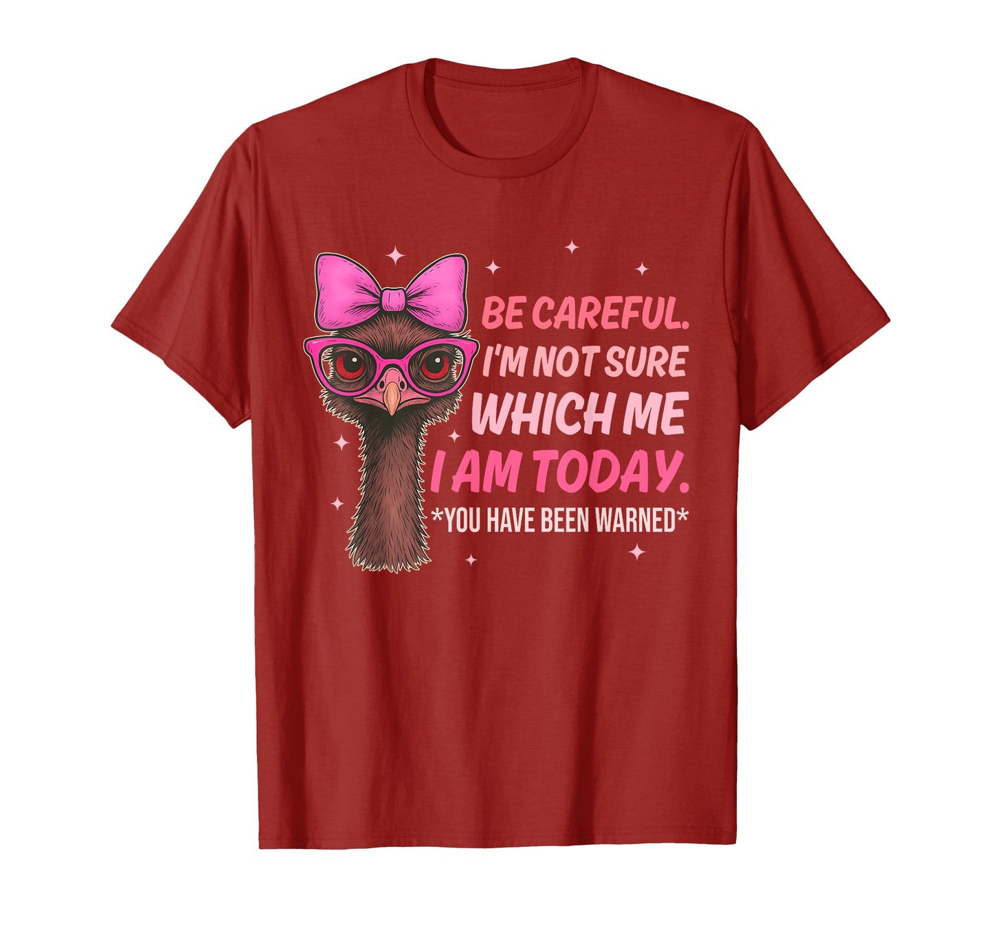 Be Careful. I'm Not Sure Which Me I Am Today Design T-Shirt
