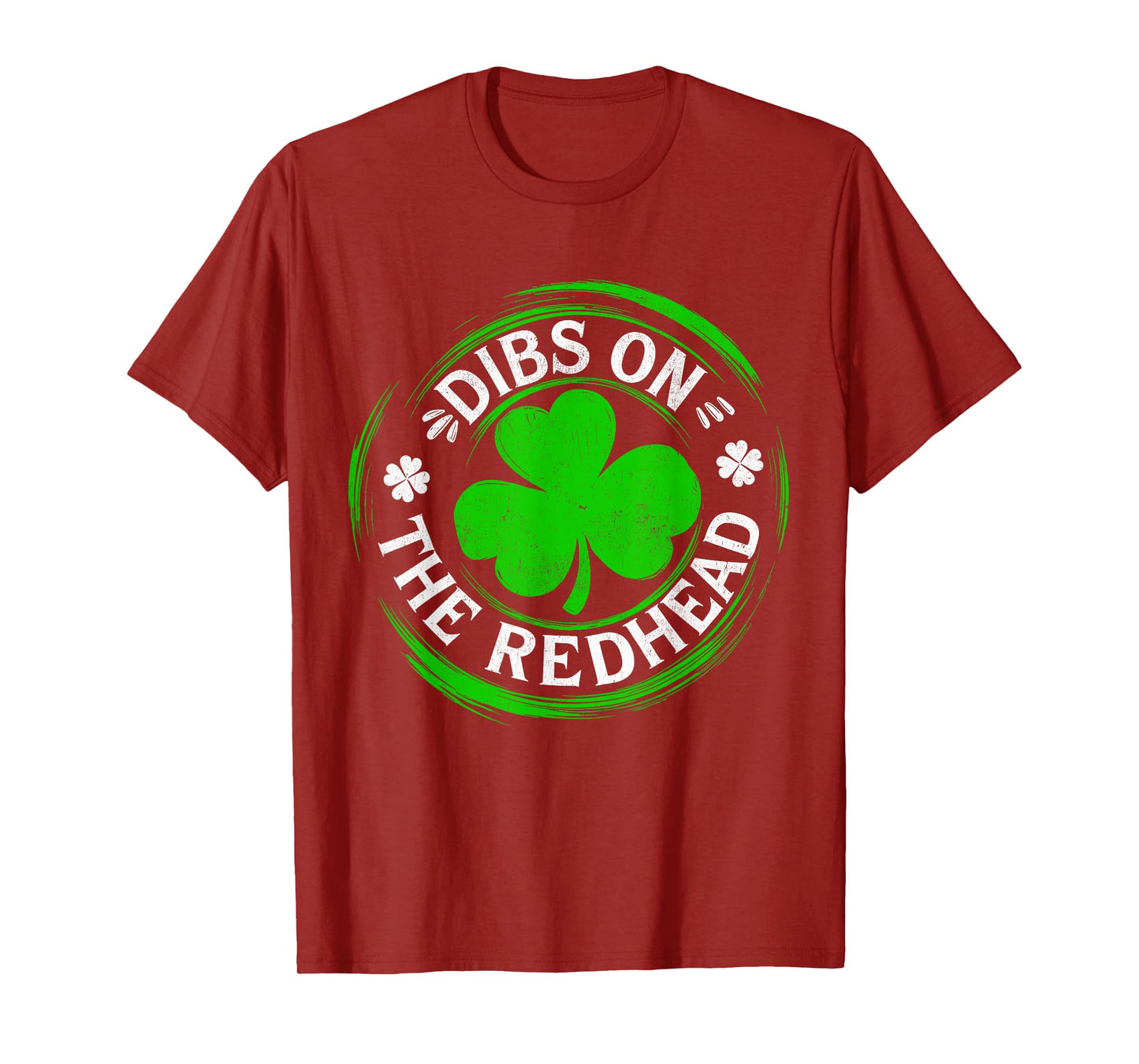 Dibs On The Redhead Funny St Patrick's Day T-Shirt