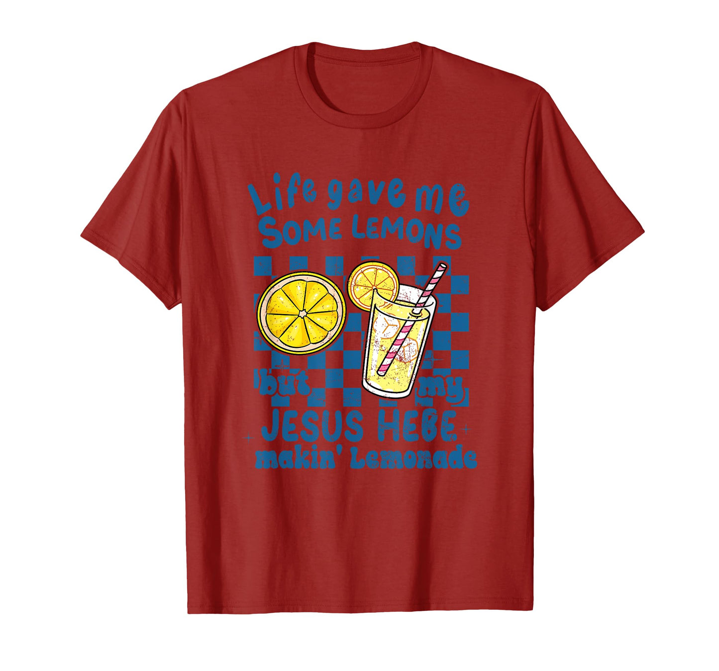 Life Lemons Jesus Making Lemonade Christian Faith T-Shirt