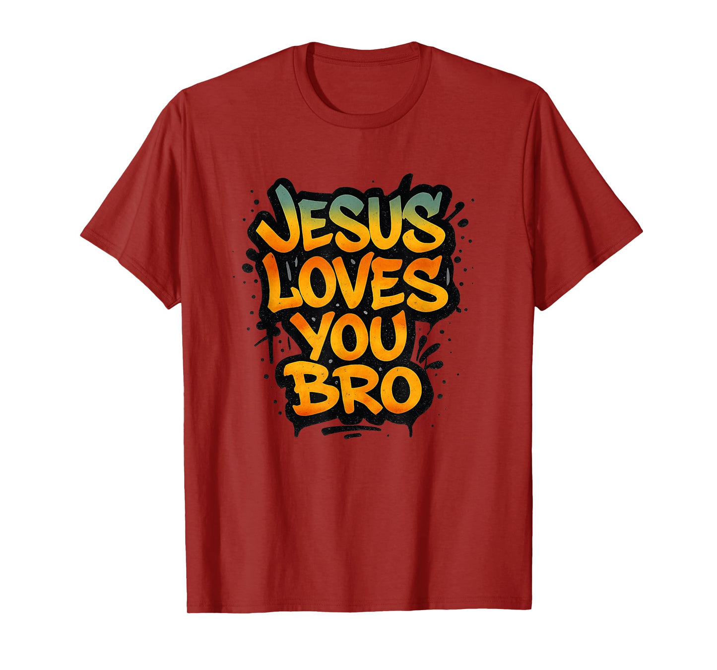 Jesus Loves You Bro Religious Christian T-Shirt
