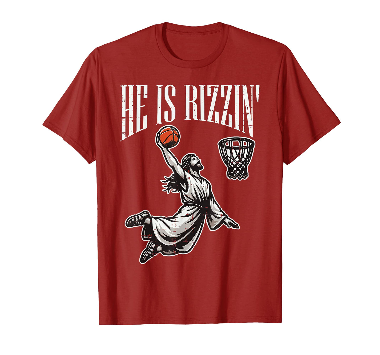 Easter Jesus He Is Rizzen Risen Christian Boys Kids Men Teen T-Shirt