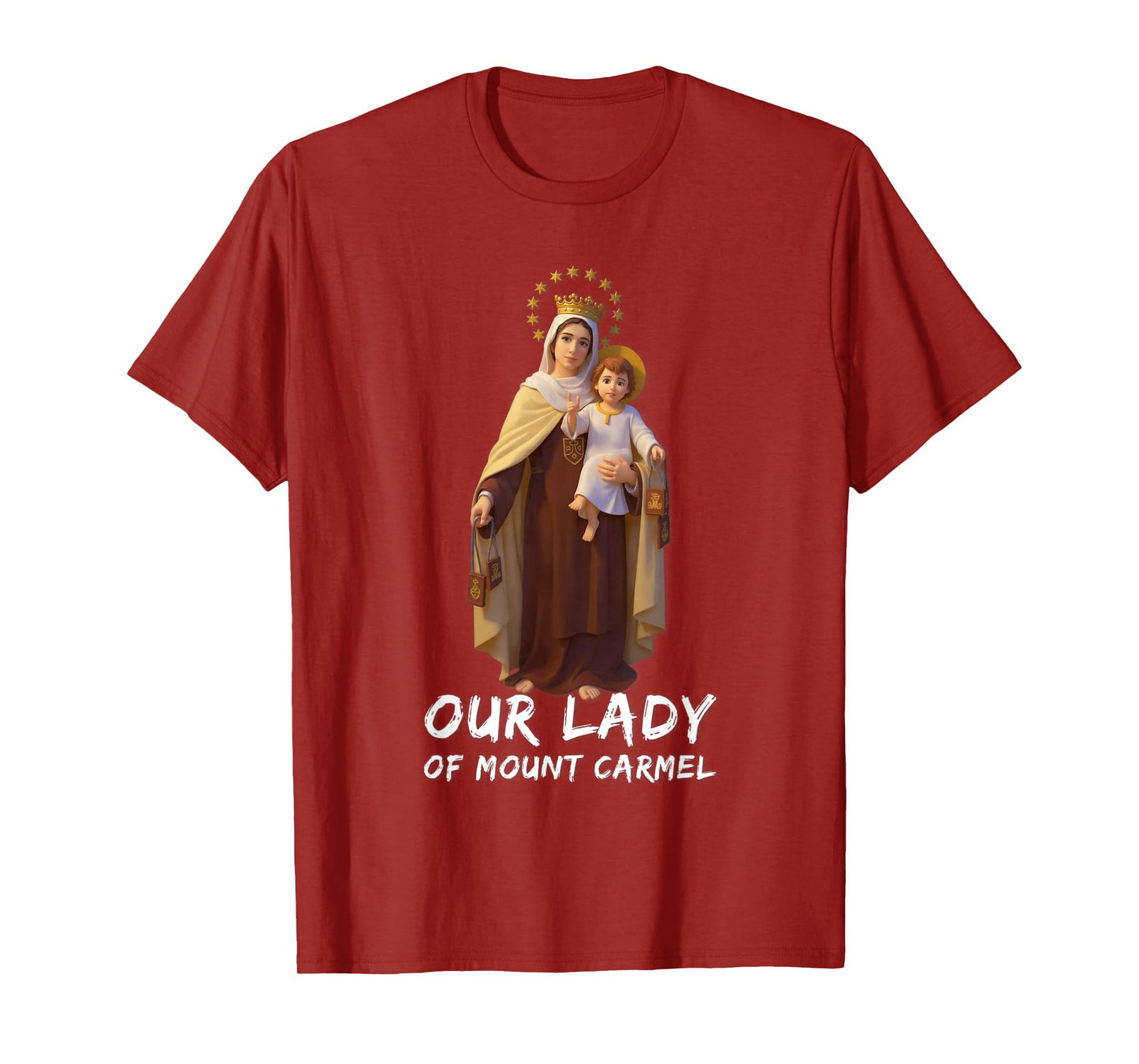 Our Lady of Mount Carmel Marian Catholic T-Shirt