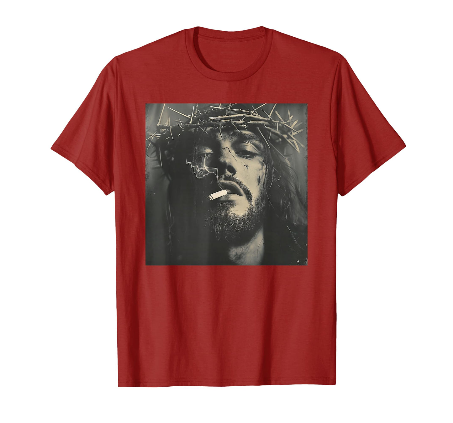 Cooler Jesus Christ Smokes, Resistance, Rebellious Jesus T-Shirt