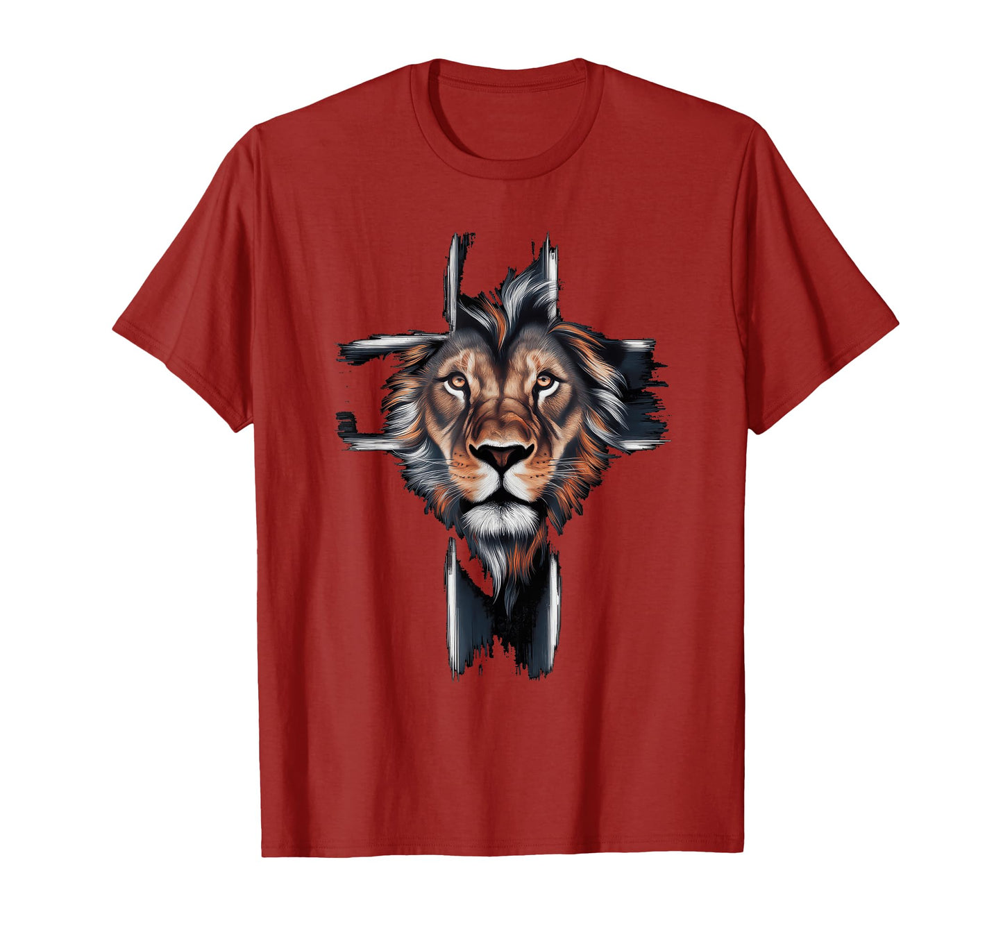 Lion of Judah Christian Cross T-Shirt