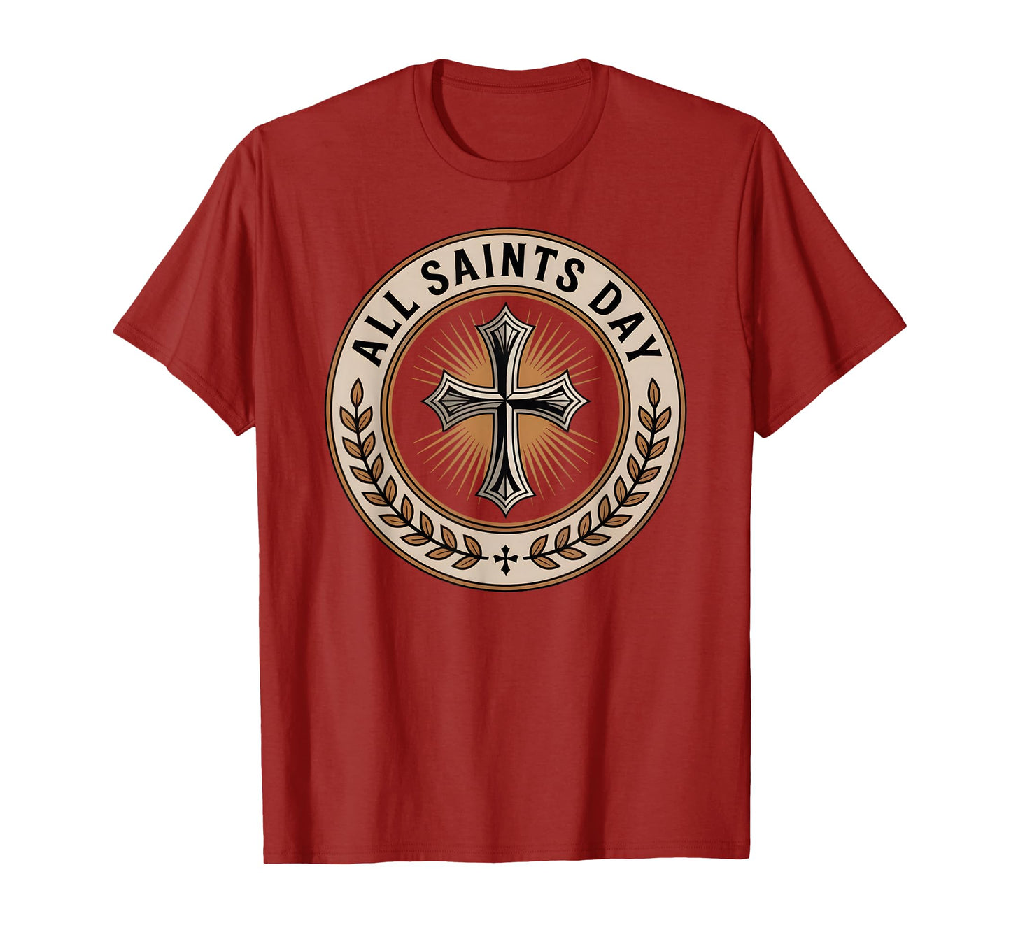Christian Catholic Cross Holy Spirit November All Saints Day T-Shirt