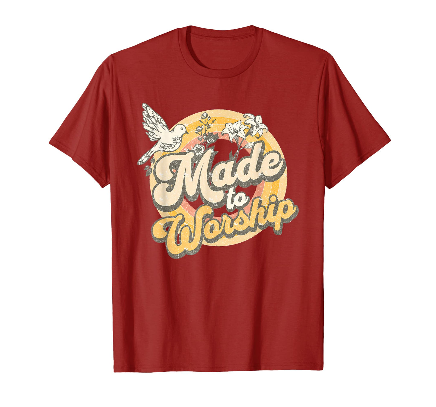 Made To Worship Shirt - Women Men Christian Religious T-Shirt