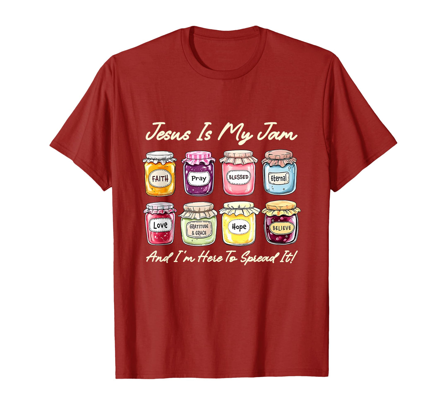 Jesus is My Jam Christian Jesus Christ Funny Christian Mom T-Shirt