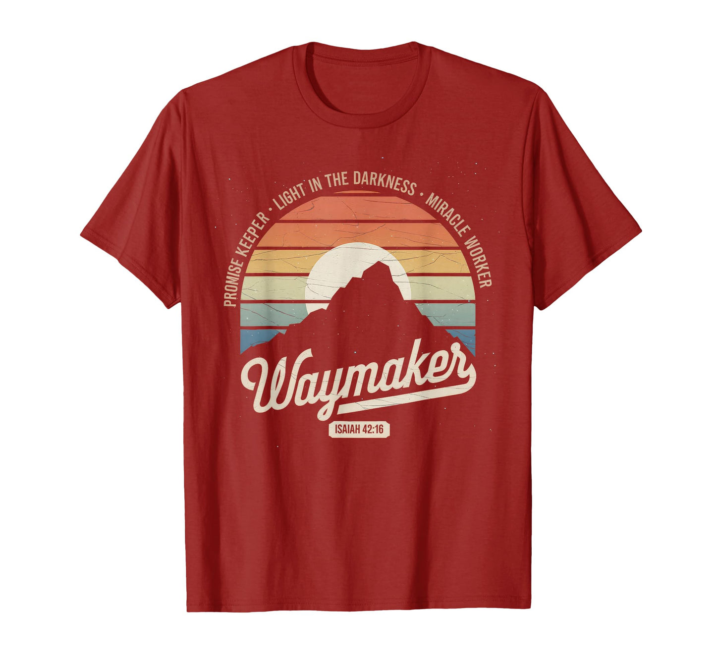 Waymaker Tshirt Promise Keeper Miracle Worker God Christian T-Shirt