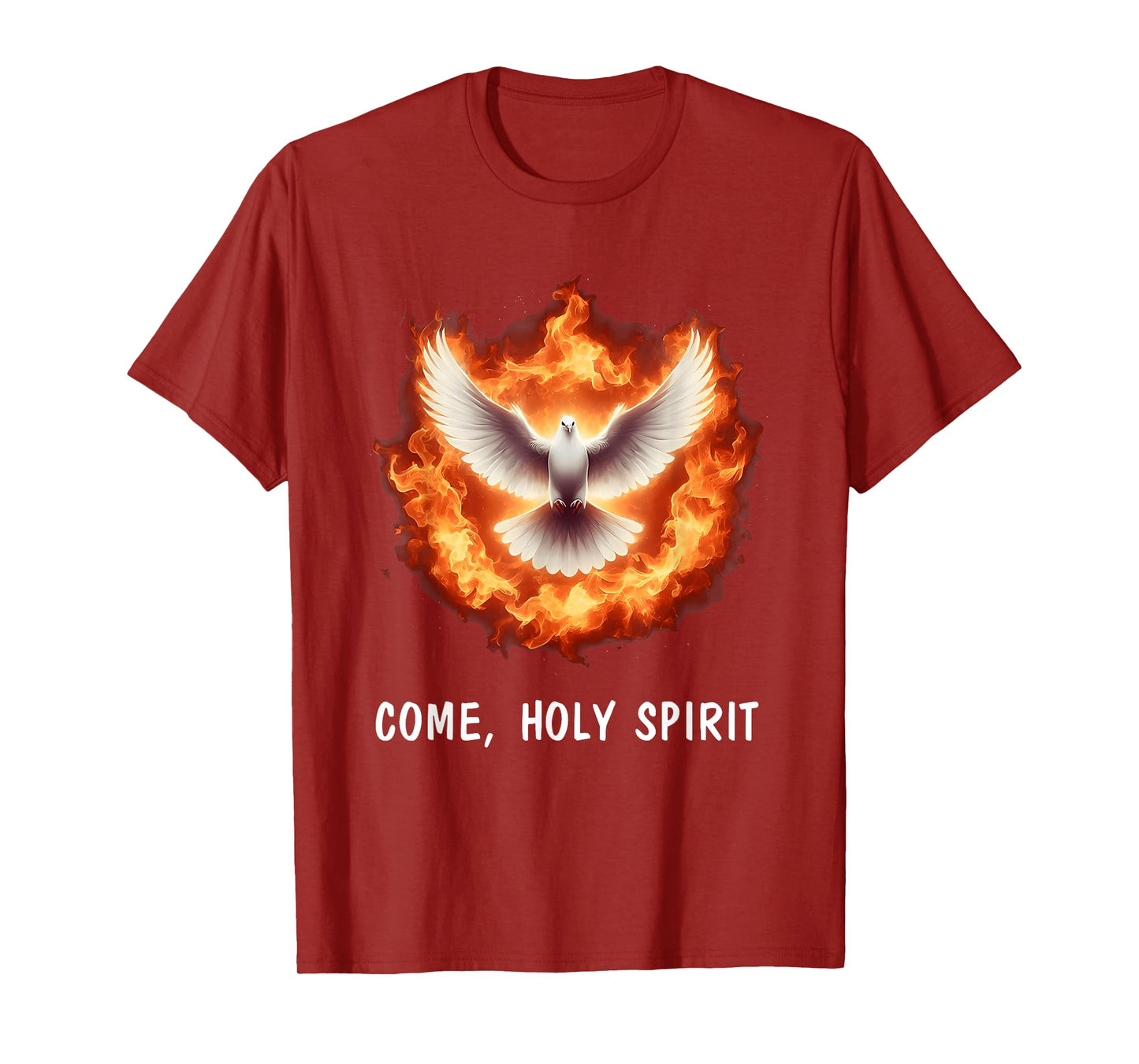 Come, Holy Spirit Cross Dove Pentecost T-Shirt