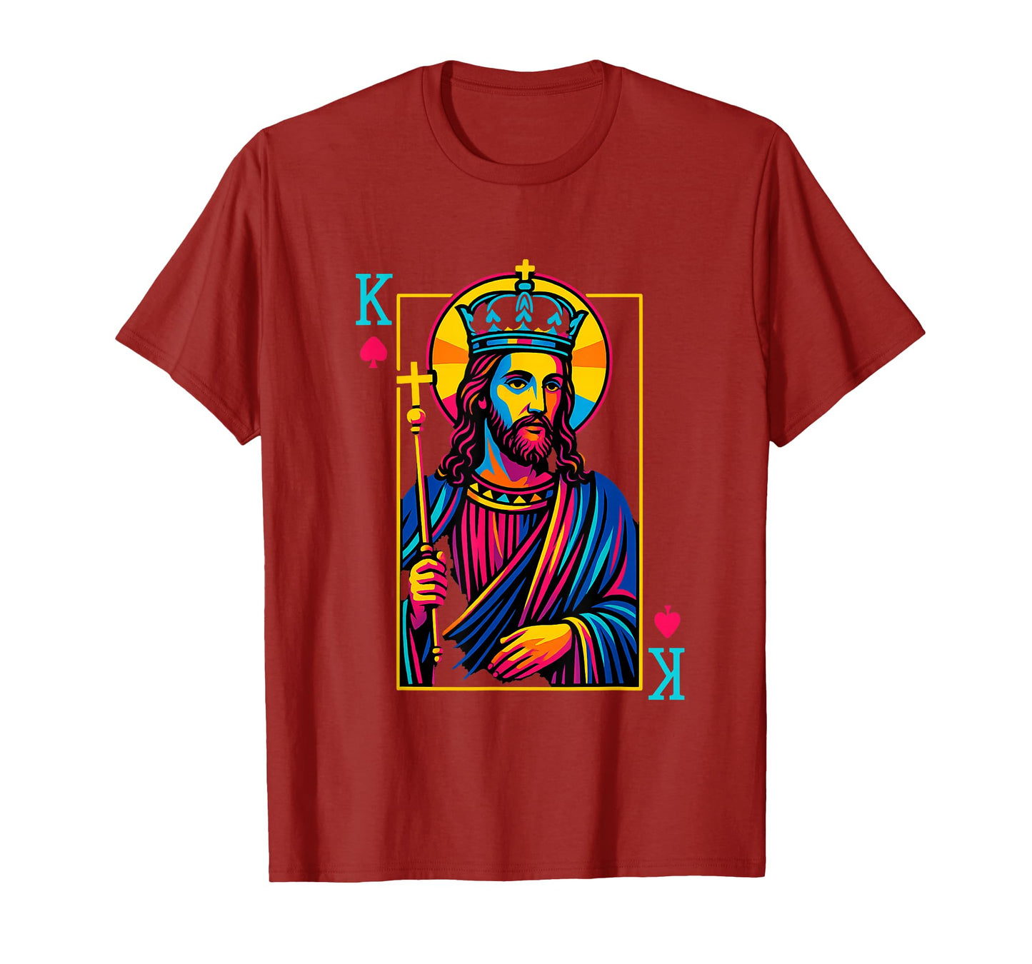 Jesus Christ King of Hearts T-Shirt
