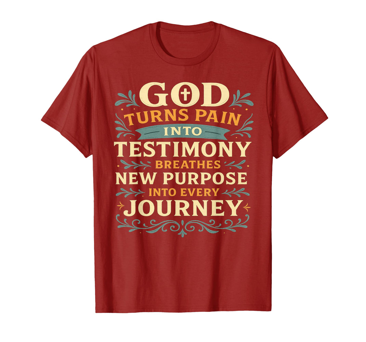 Christian Religious God Faith Based Healing Testimony Gifts T-Shirt