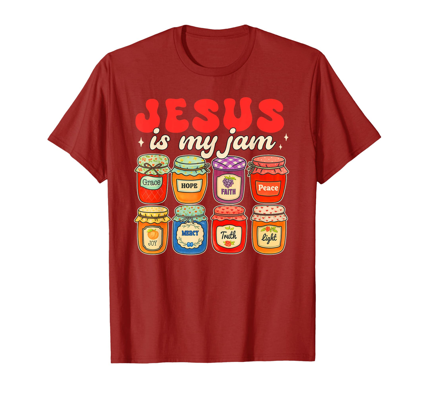 Christian Faith Religious Strawberry Jesus That is My Jam T-Shirt
