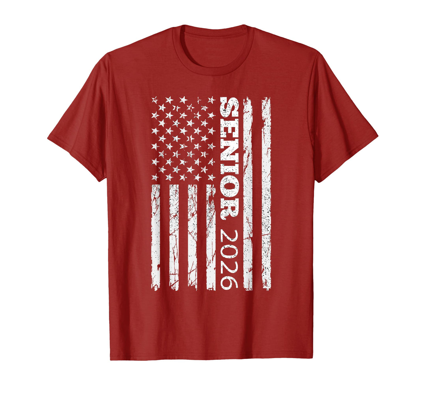 Senior Of 2026 Class USA Flag Patriotic American T-Shirt